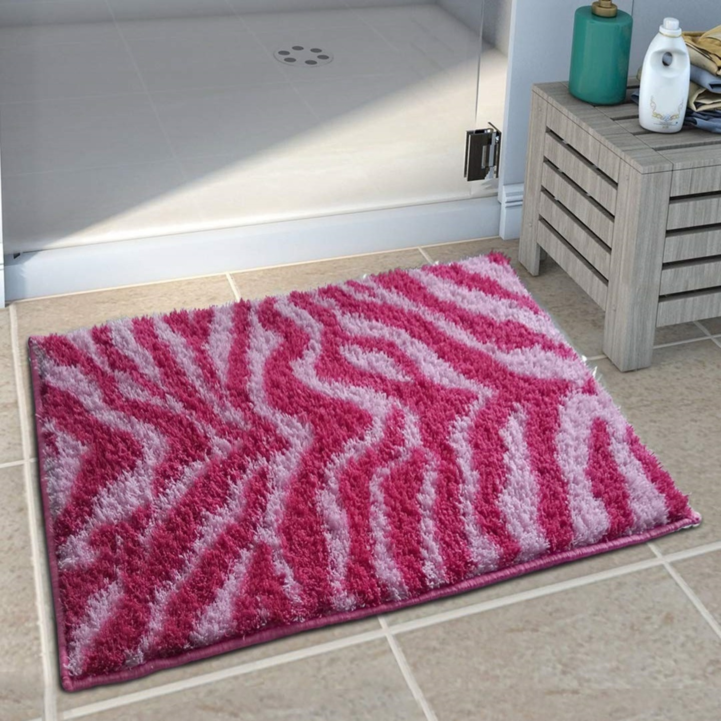 Easy Home Super Soft Anti Slip Bath Mat 38 x 58 cm