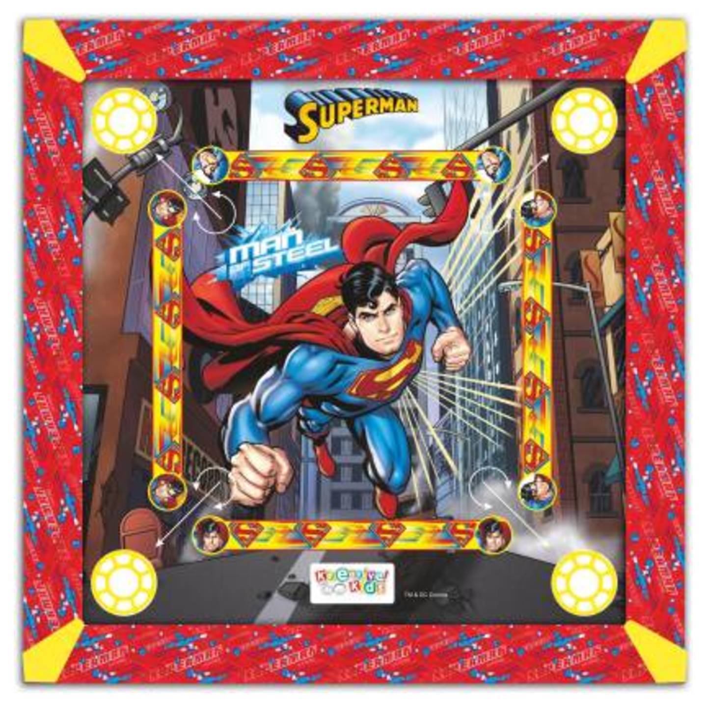 Superman Kids Carrom Board & Game