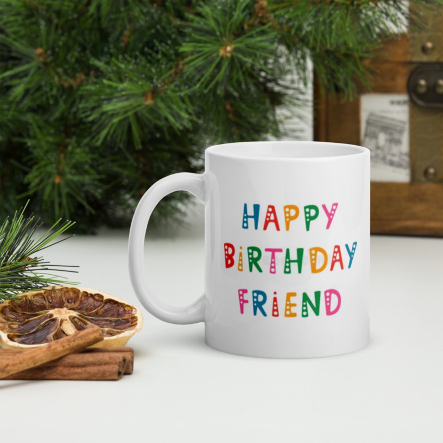 Ceramic Mug - Happy birthday friend
