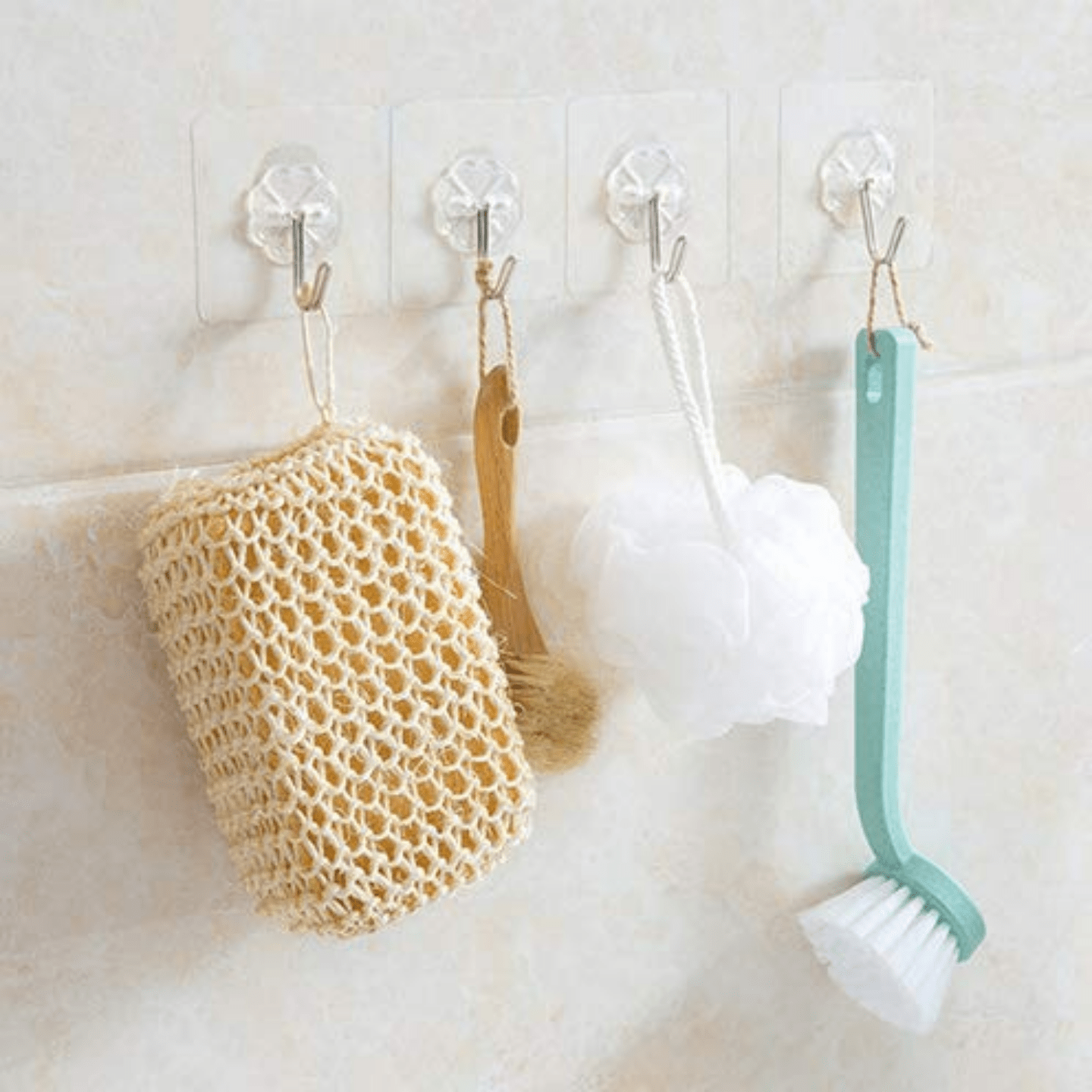 Self Adhesive Wall Hooks  Hangers for Hanging Robe, Coat, Towel, Keys, Bags etc