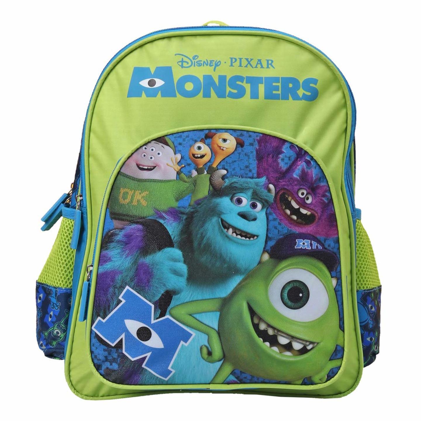 Monsters Green School Backpack MBE-WDP1370 - 28 x 36 cm