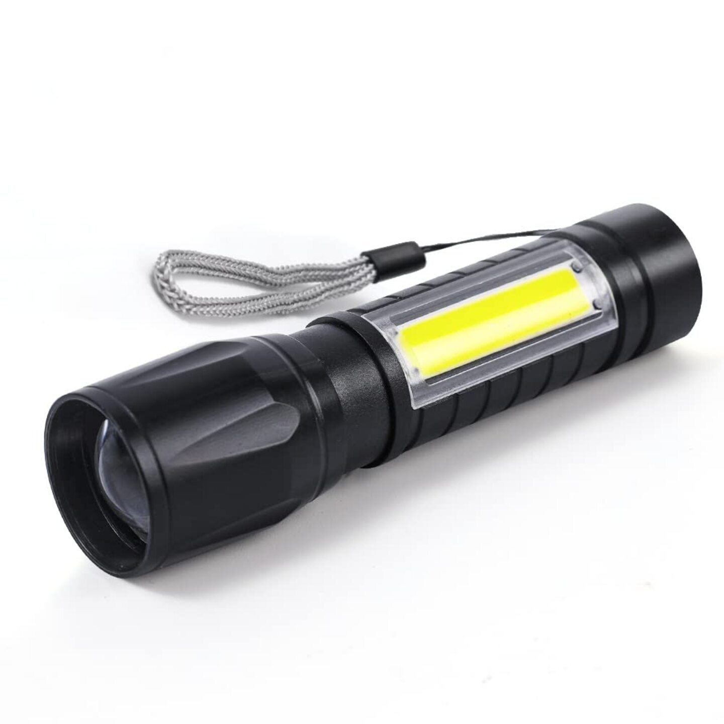 Rechargeable Flash Light  Torch cum Lamp with 3 Modes Light