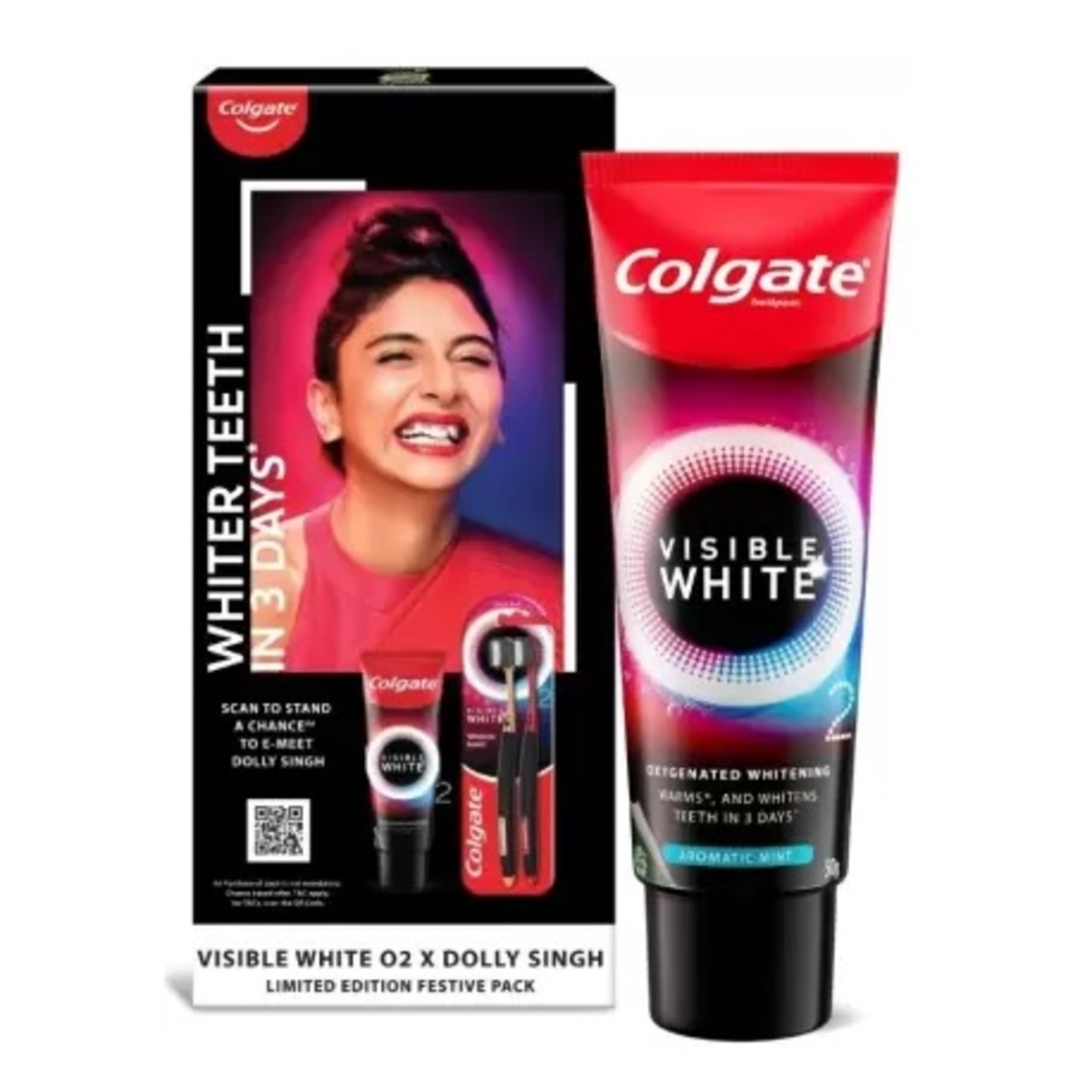 Colgate Visible White Toothpaste Combo (2 toothpaste 100 gm and 2 ...