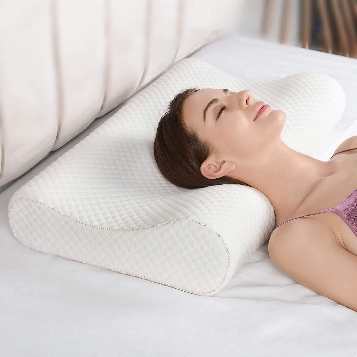 Premium Countor Cervical Orthopedic Memory Foam Pillow