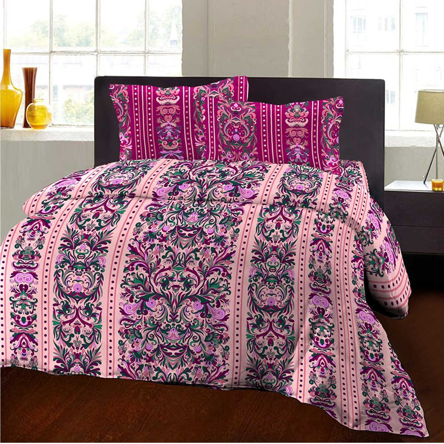 Bombay Dyeing 104 TC Cotton Double Bedsheet