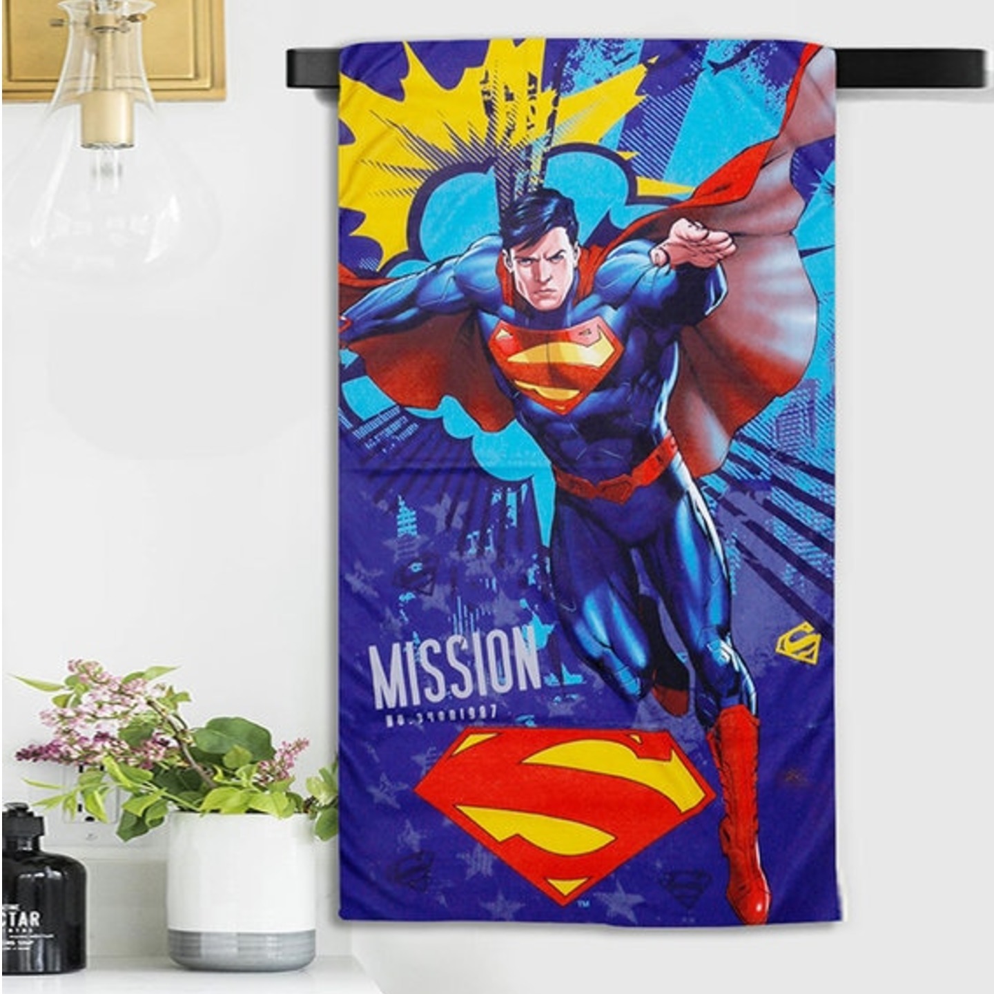 Superman Microfiber Bath Towel for Kids