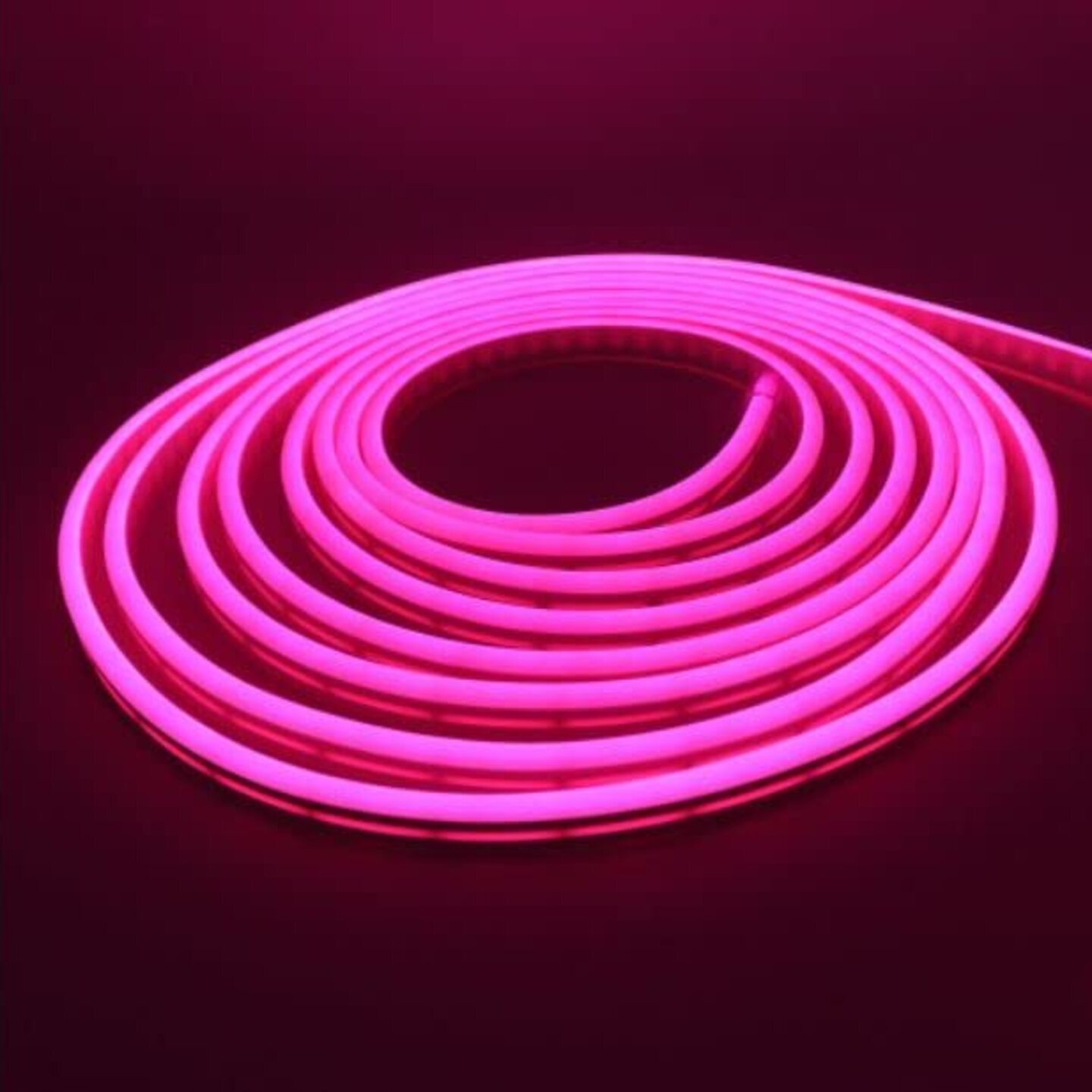 50 Meter LED Silicon Neon Rope Light Waterproof and flexible - Pink