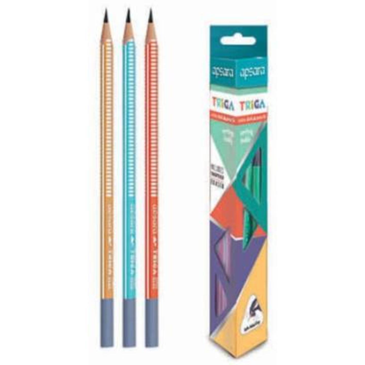 Apsara Triga Extra Dark Pencils pack of 10
