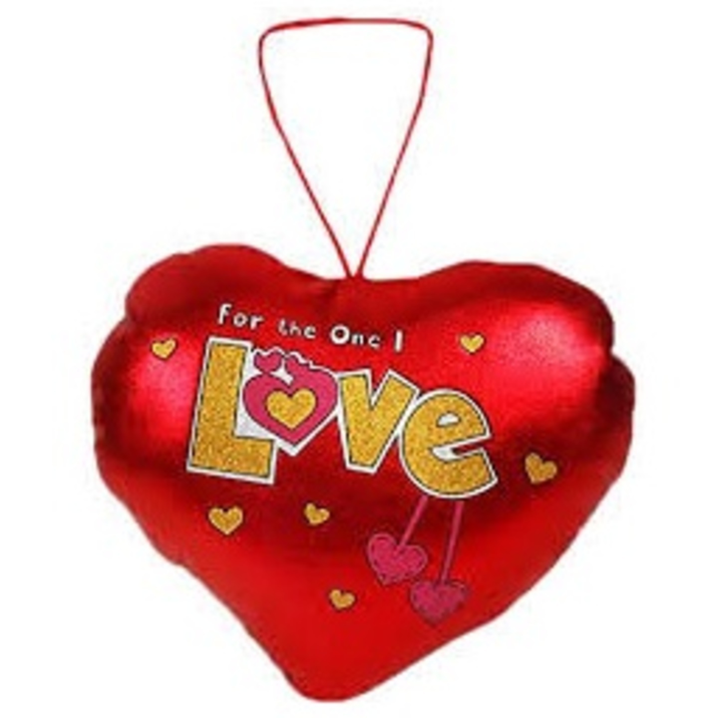 Archies One I Love Red Heart Cushion