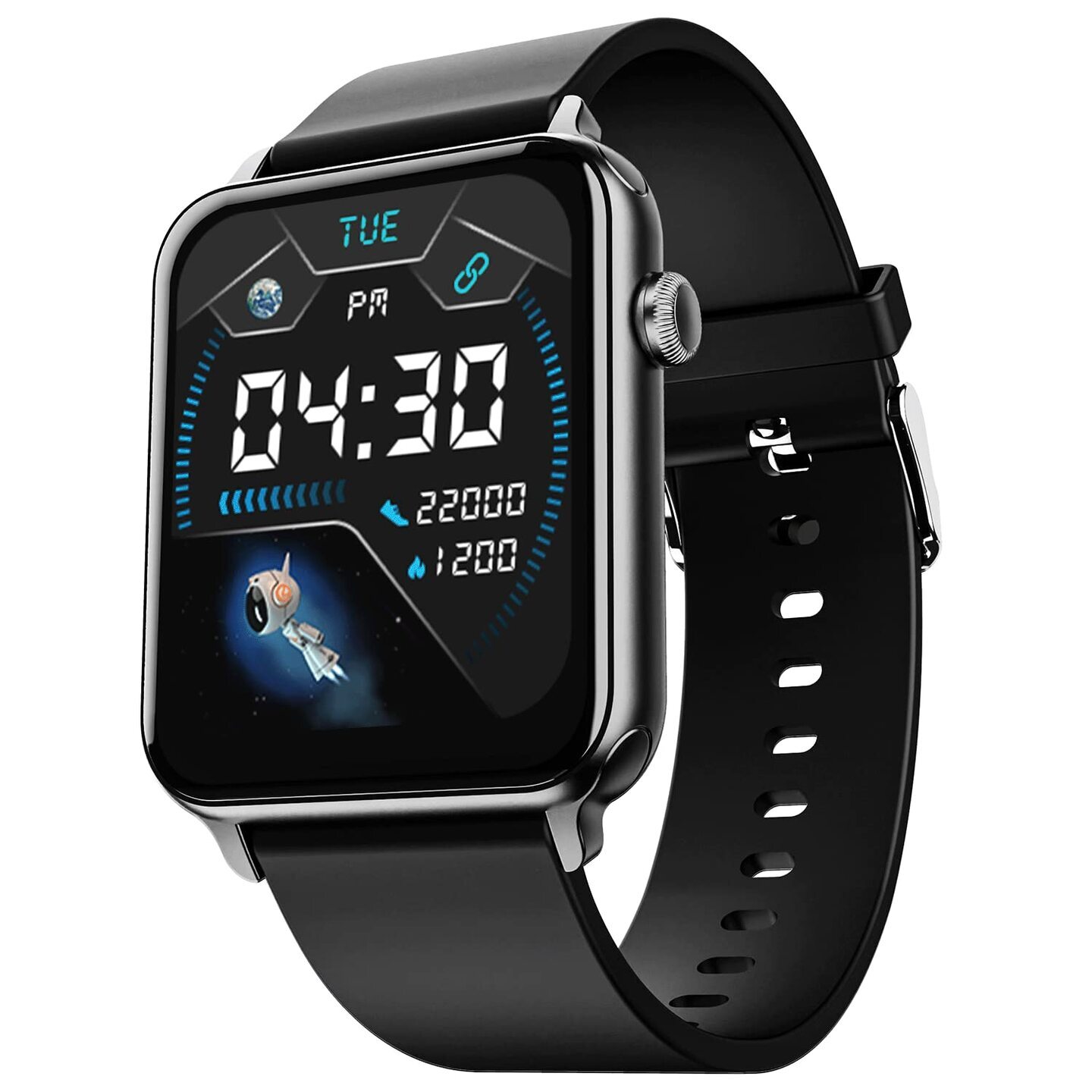 boAt Wave Lite Smart Watch with HR & SpO2 Level Monitor, 140+ Watch Faces, Activity Tracker & 7 Days Battery Life