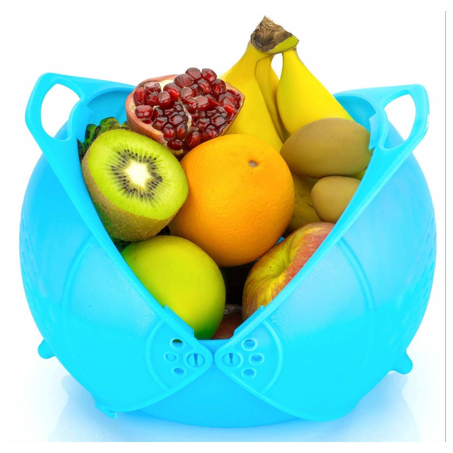Smart fruit basket and strainer