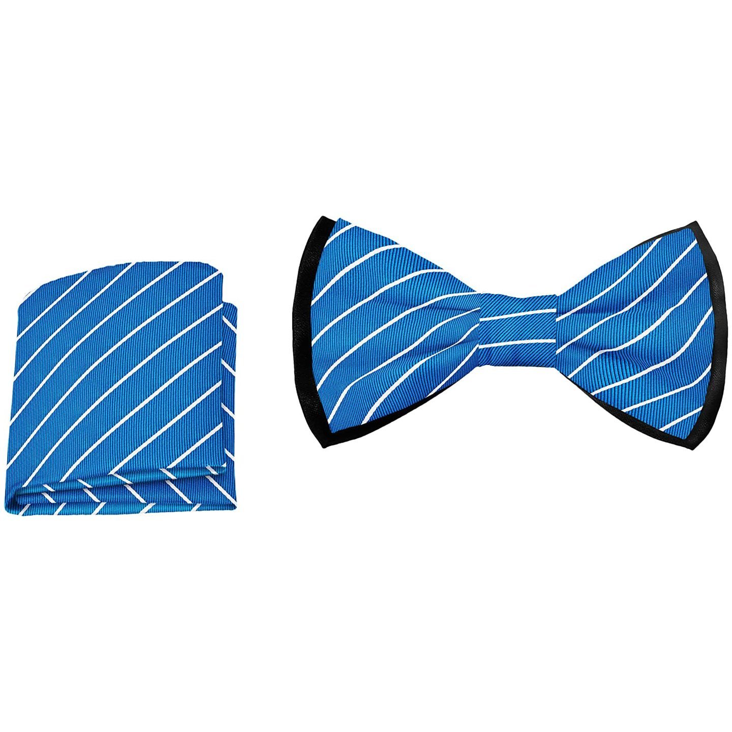 Men's Bowtie, Cufflink and Pocket Square Combo