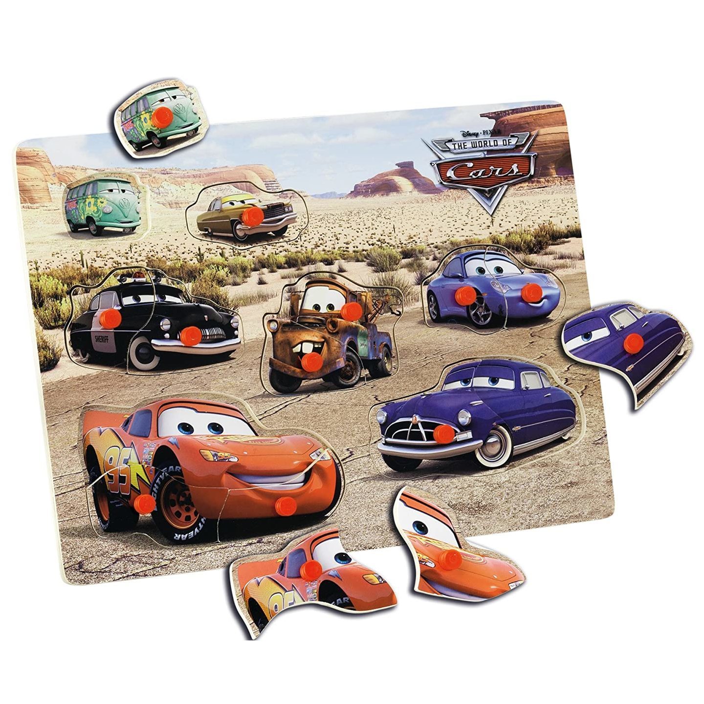 Simba 3256 Cars Wooden Puzzle (14 Parts)
