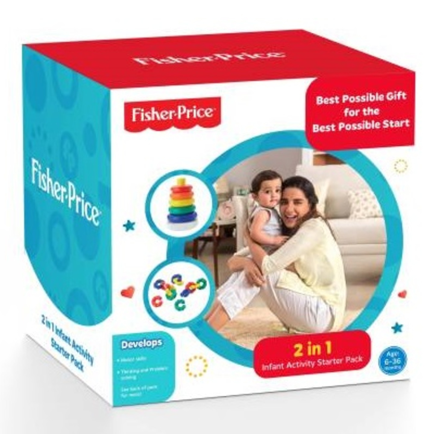 Fisher Price 2 in 1 Infant Activity Starter Pack