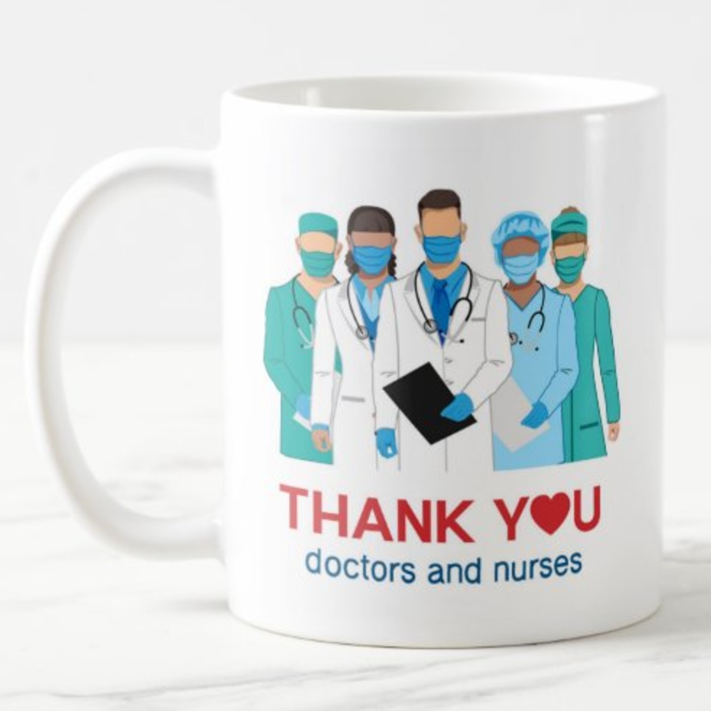 Ceramic Mug - Thank you doctors and nurses