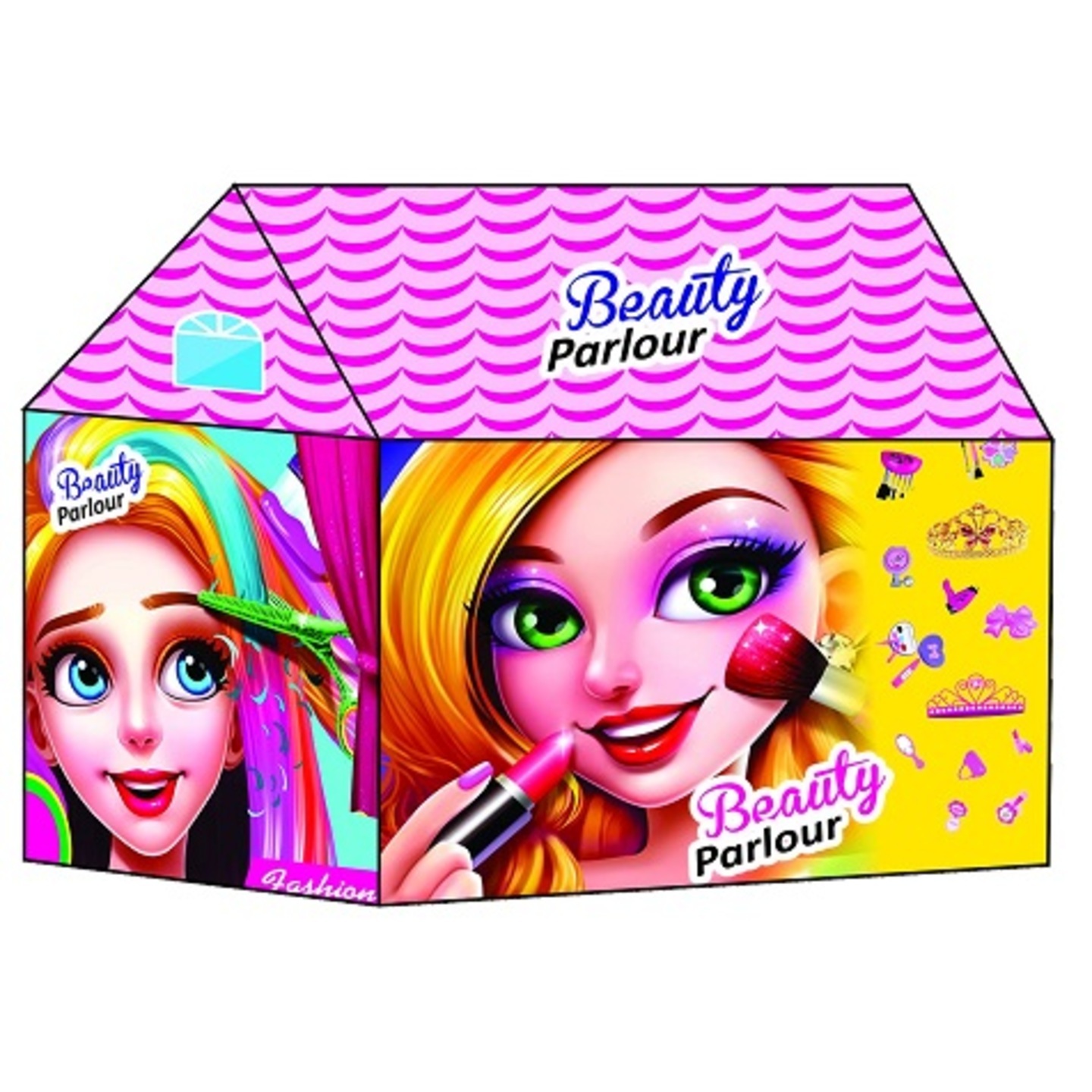 Premium Beauty Salon Fun Tent House with LED Lights (95*72*102 cm)