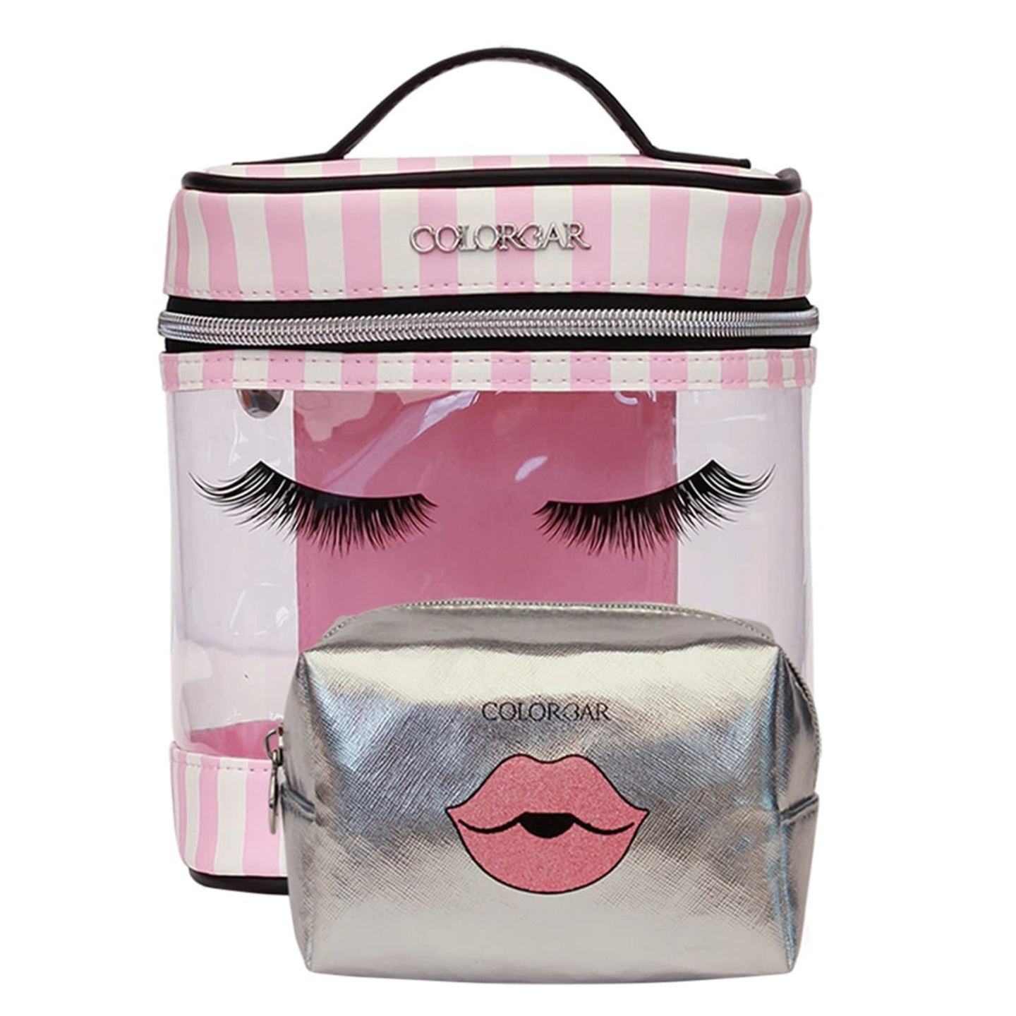 Colorbar Set of 2 Lips & Lashes Pouch & Vanity