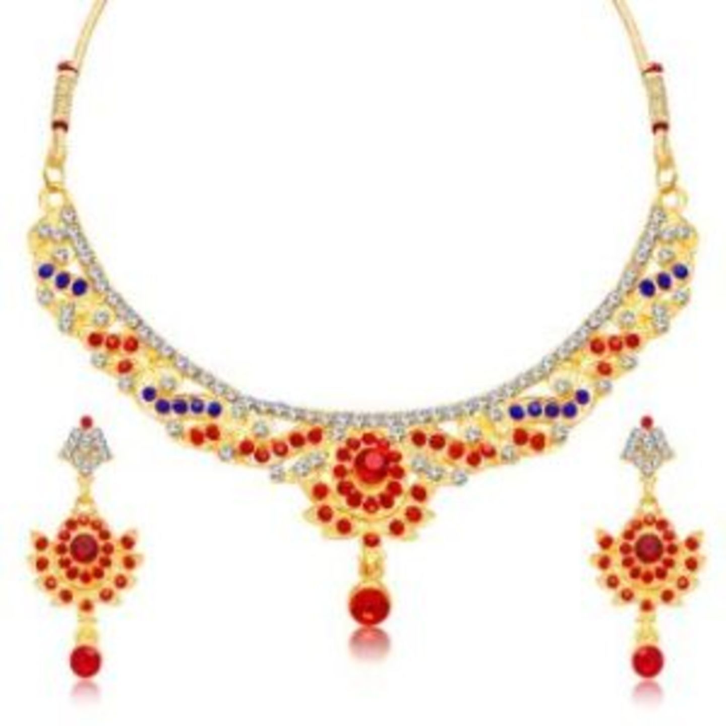 Ethnic Necklace set with earrings