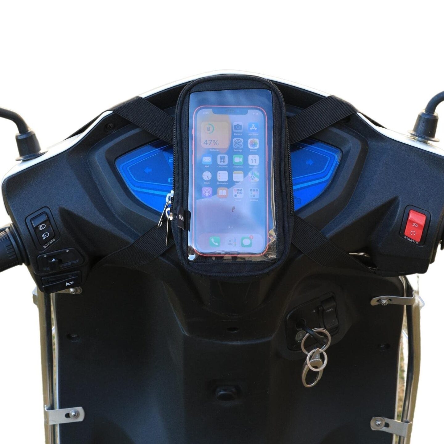 Mobile Holder Pouch with RAIN Cap for all Scooty