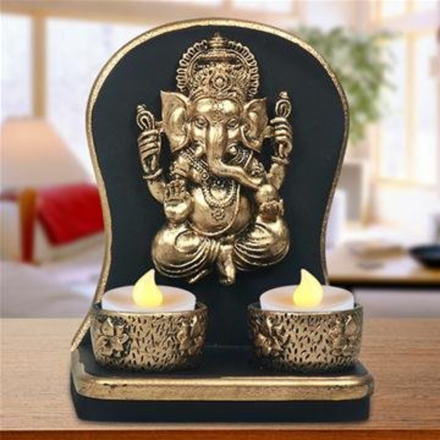 Archies Ganesha t-lights holder set