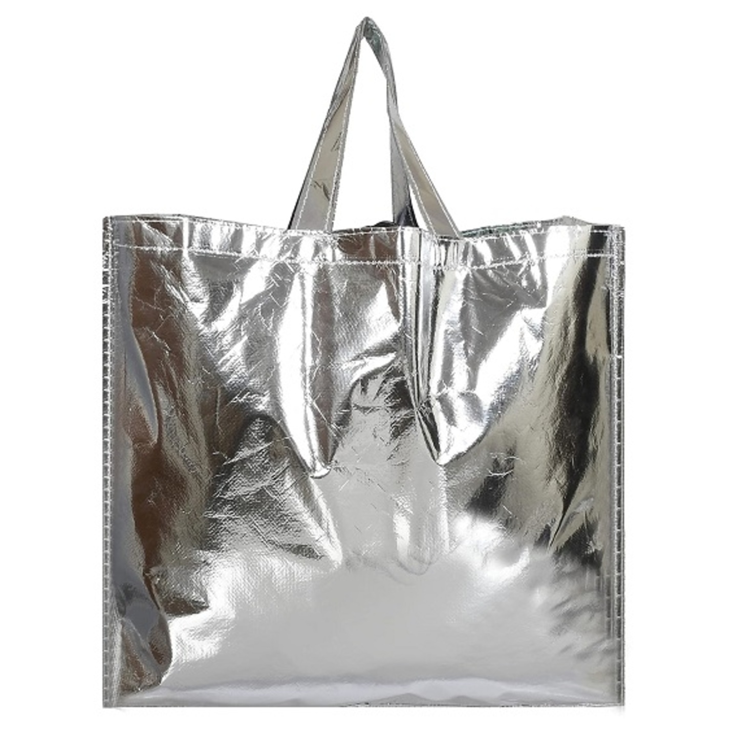 Non-Woven Silver Shopping Bag  Travel Tote Bag  Gift Bag with handle