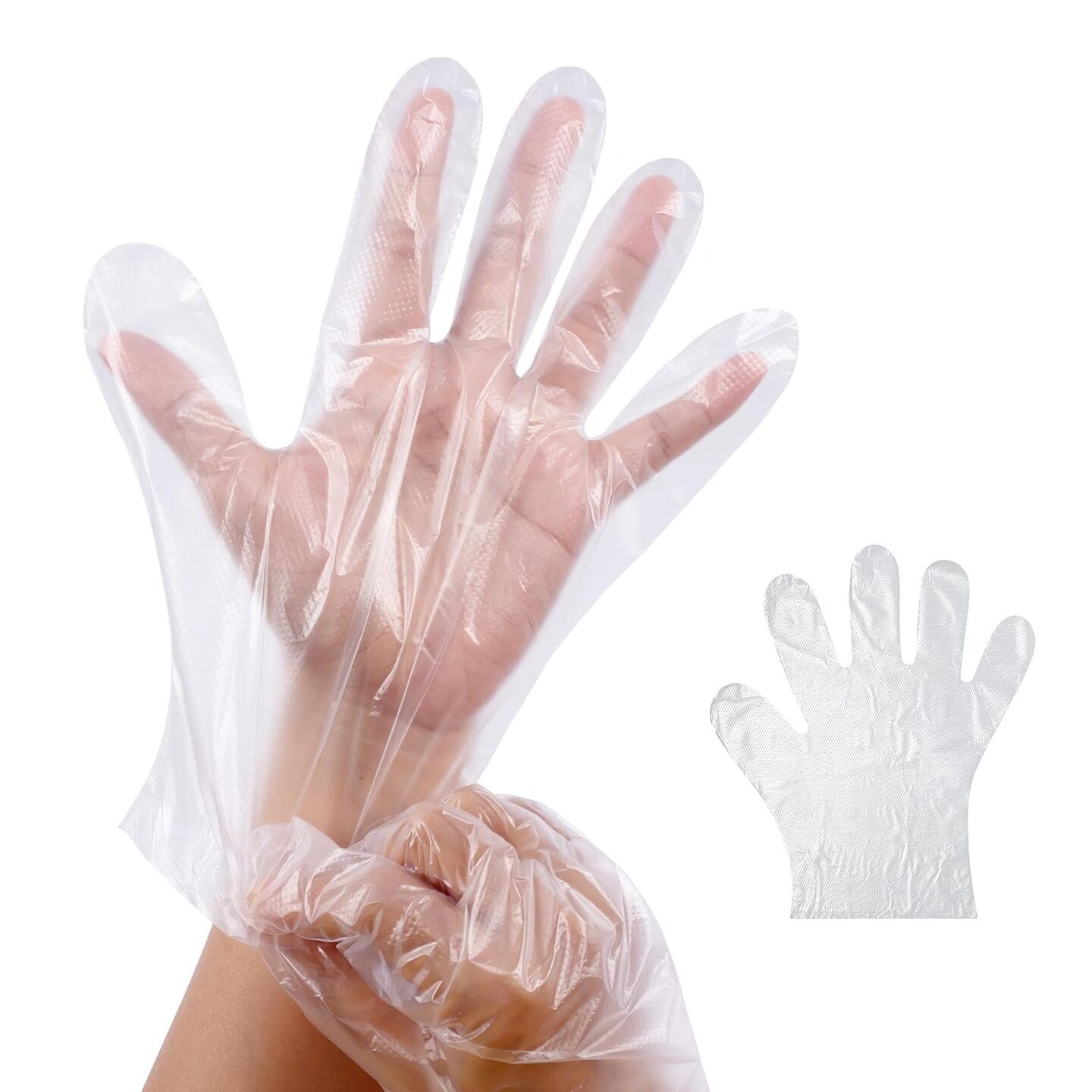 Disposable Transparent Hand Gloves Pack of 100