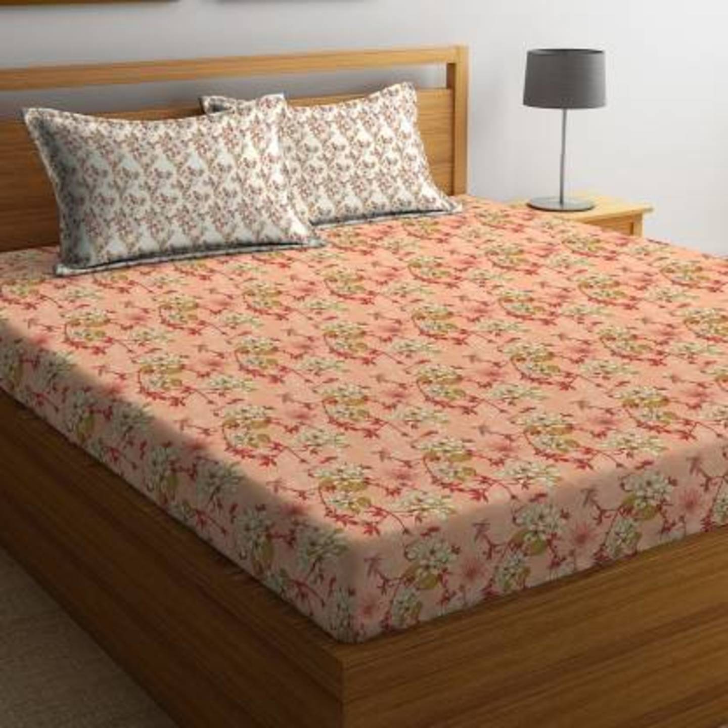 Portico Stellar Home Cotton Double Bedsheet