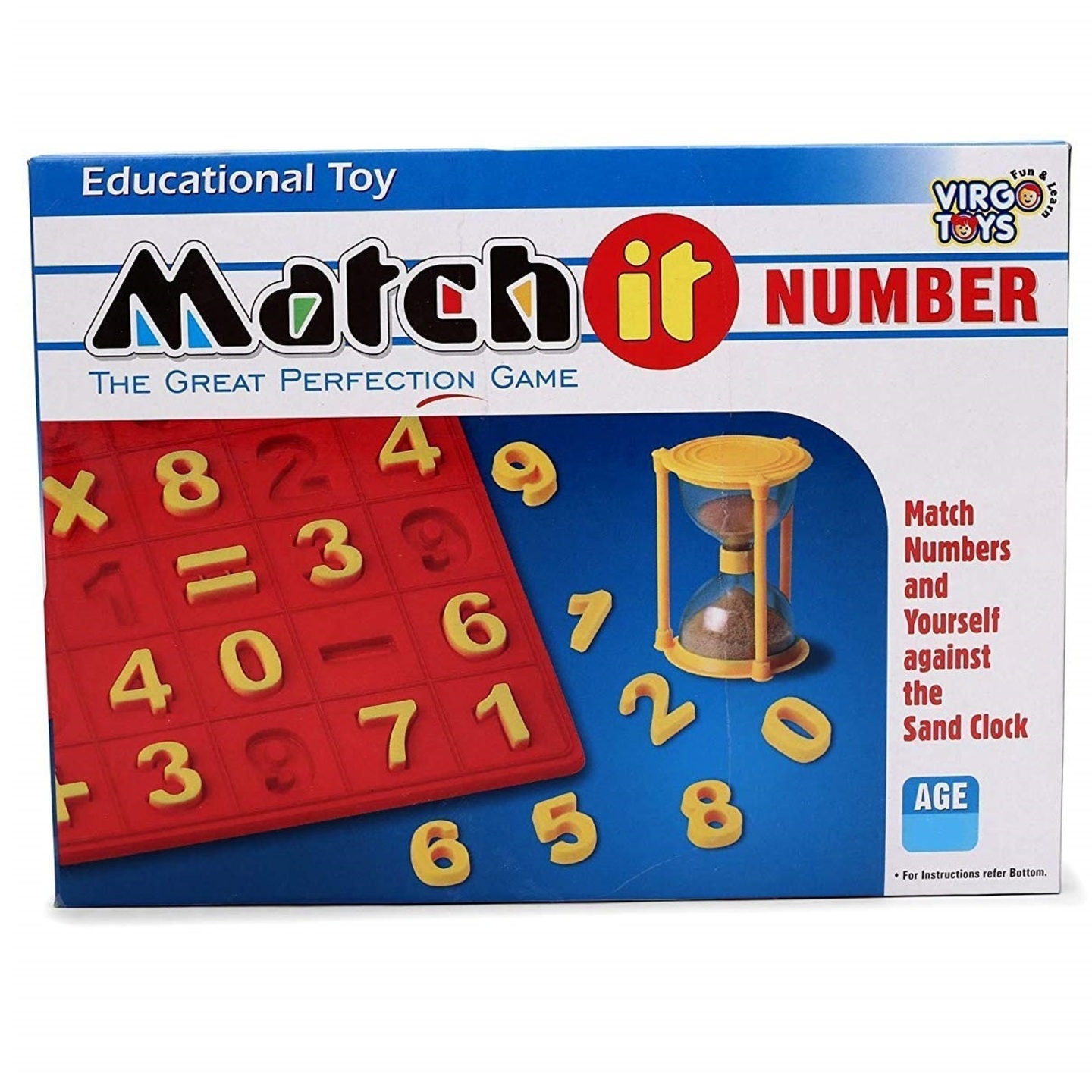 Match It Number Educational Game Age 3+