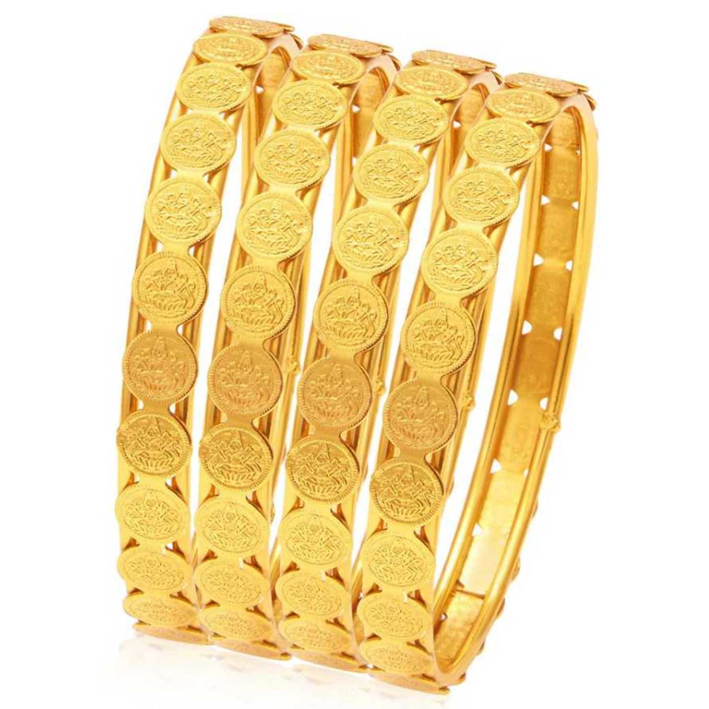 Gold-plated Bangle Set Pack of 4