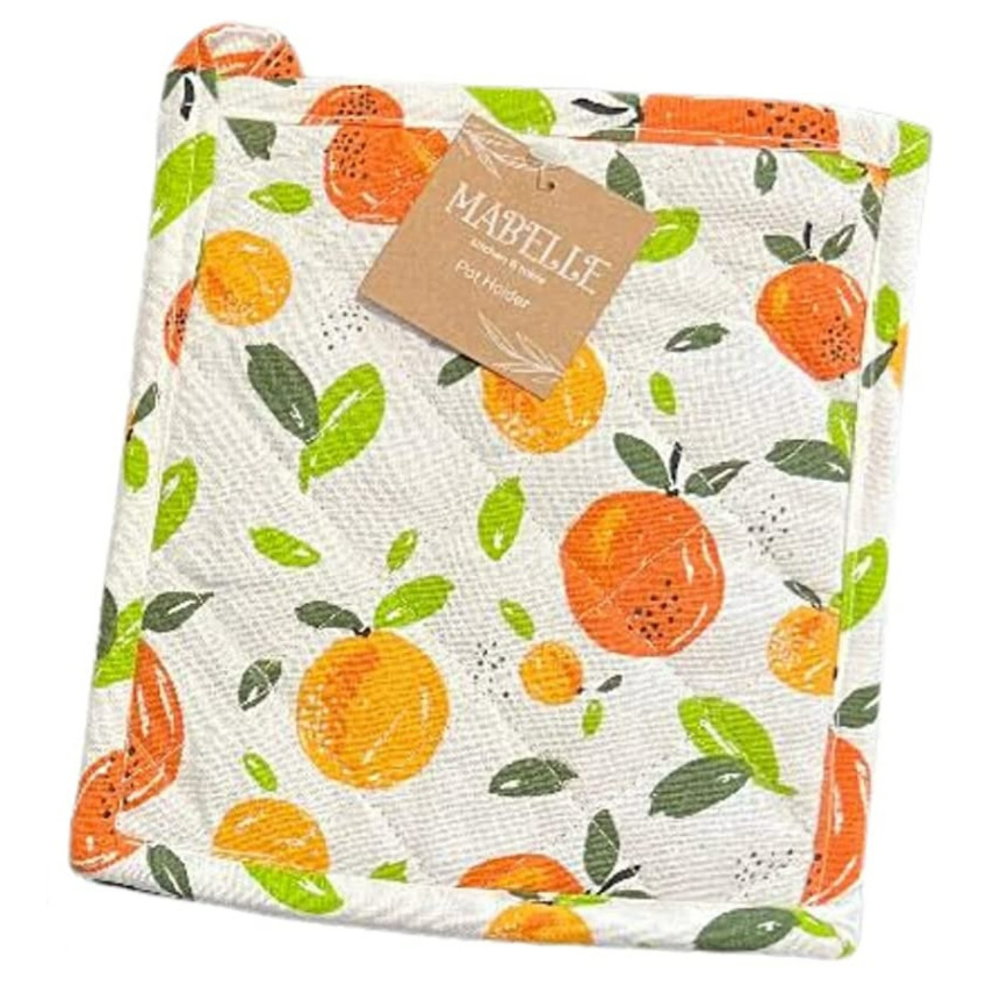 Mabelle 100 Cotton Heat Resistant Pot Holder  Quilted Hot Pad for Kitchen 1 piece