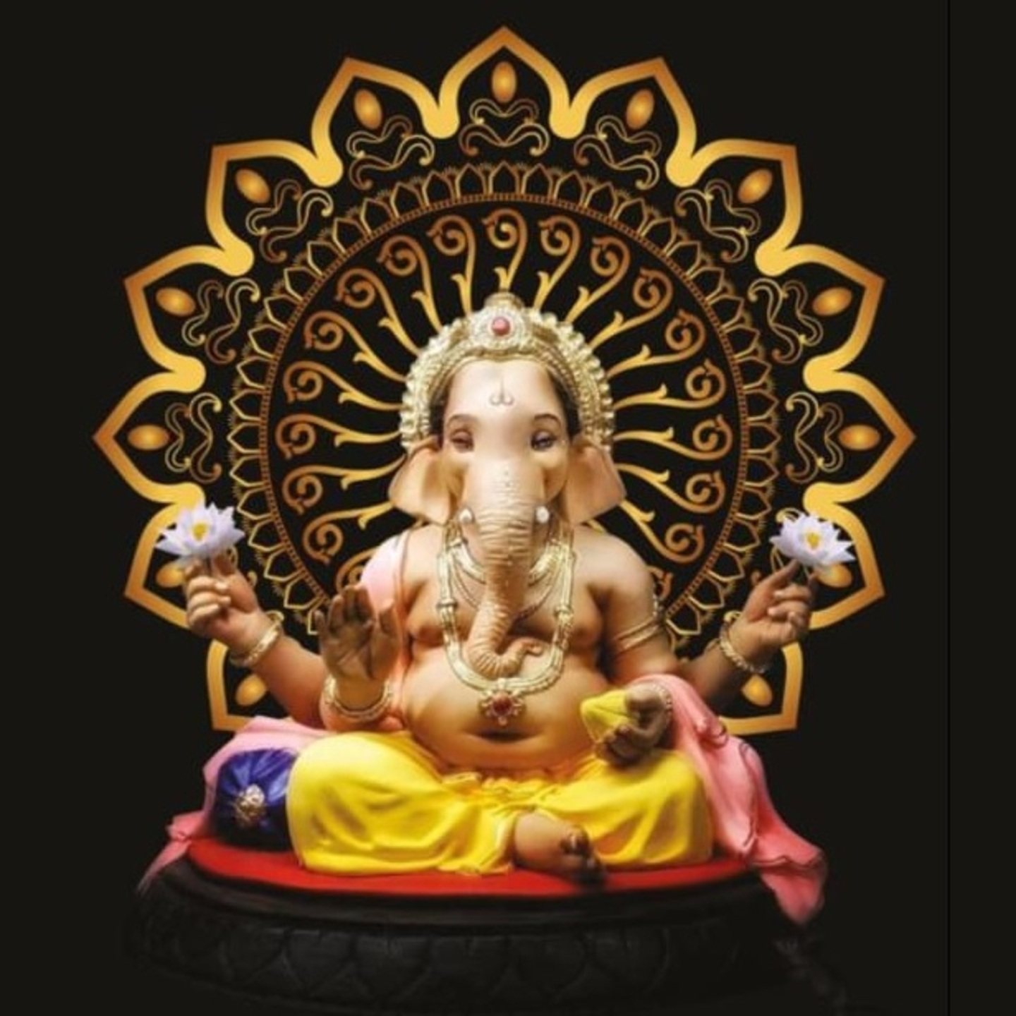 Lord Ganesha Electronic Animated Poster