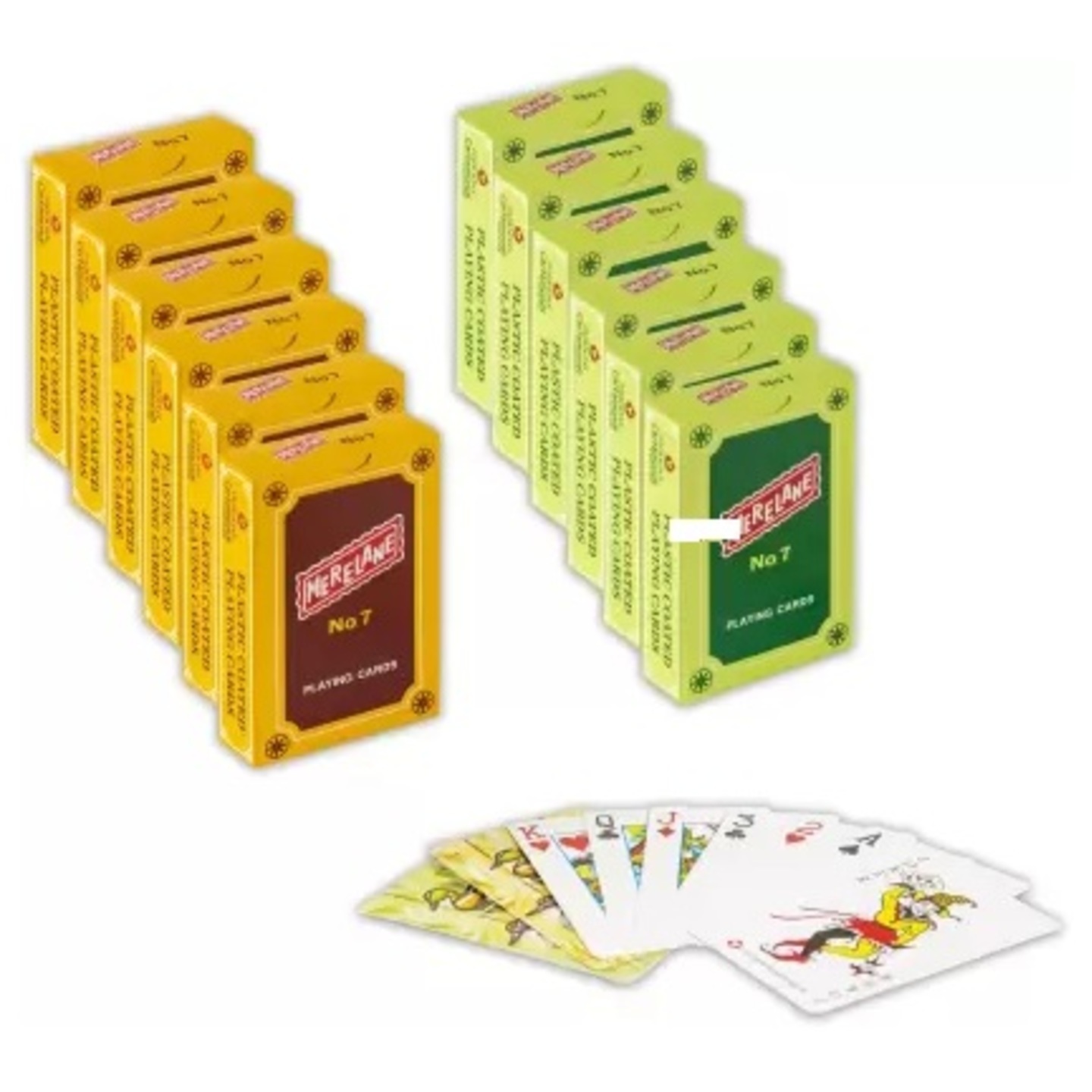 Merelane 7 Playing Cards Box of 55 cards