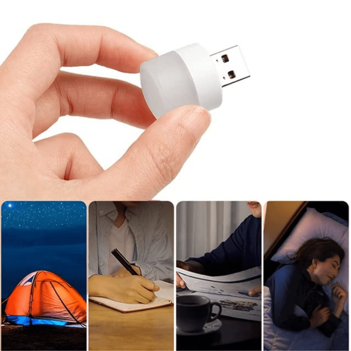 Portable Mini USB LED Lamp 1 watt - White light
