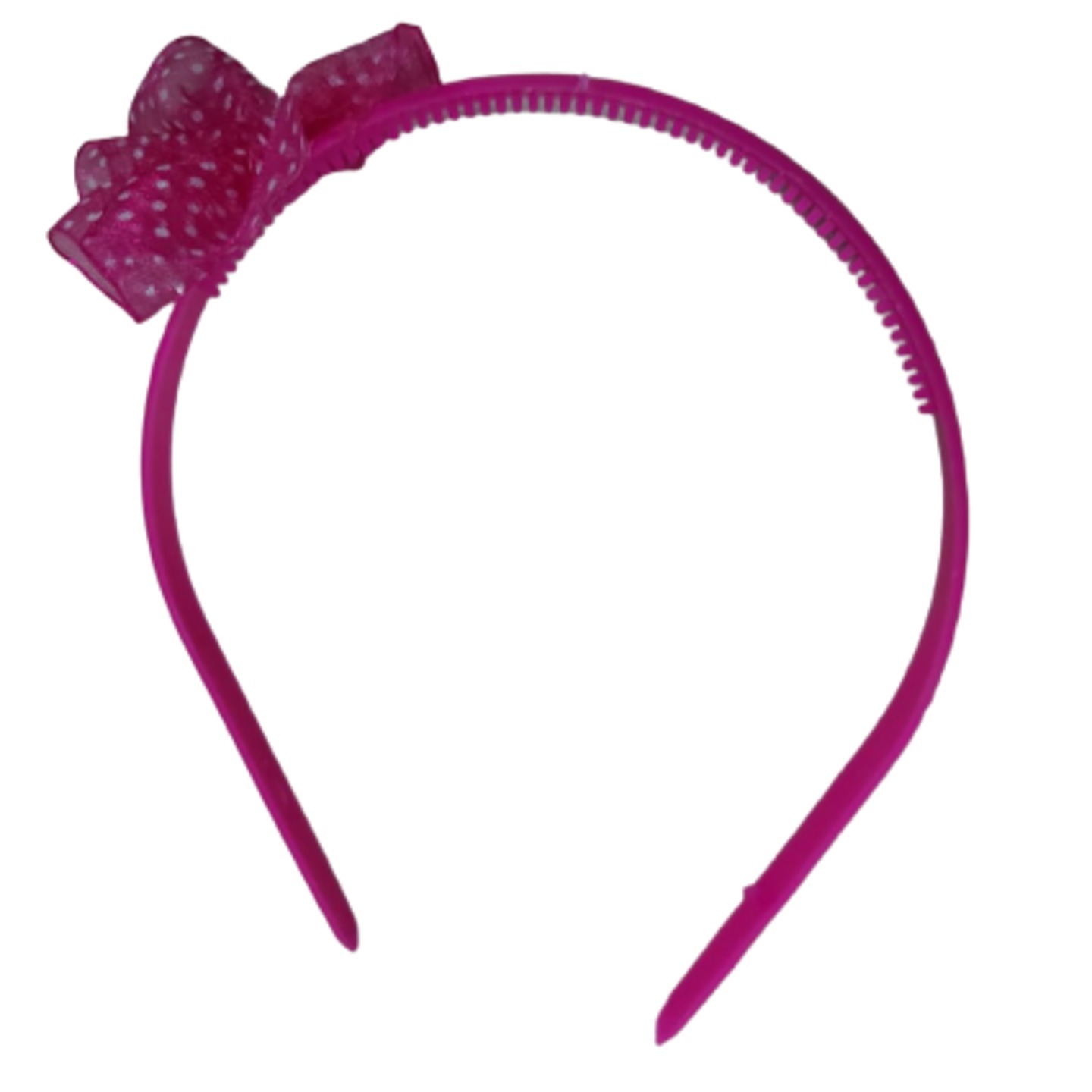 Floral flower hair band pink