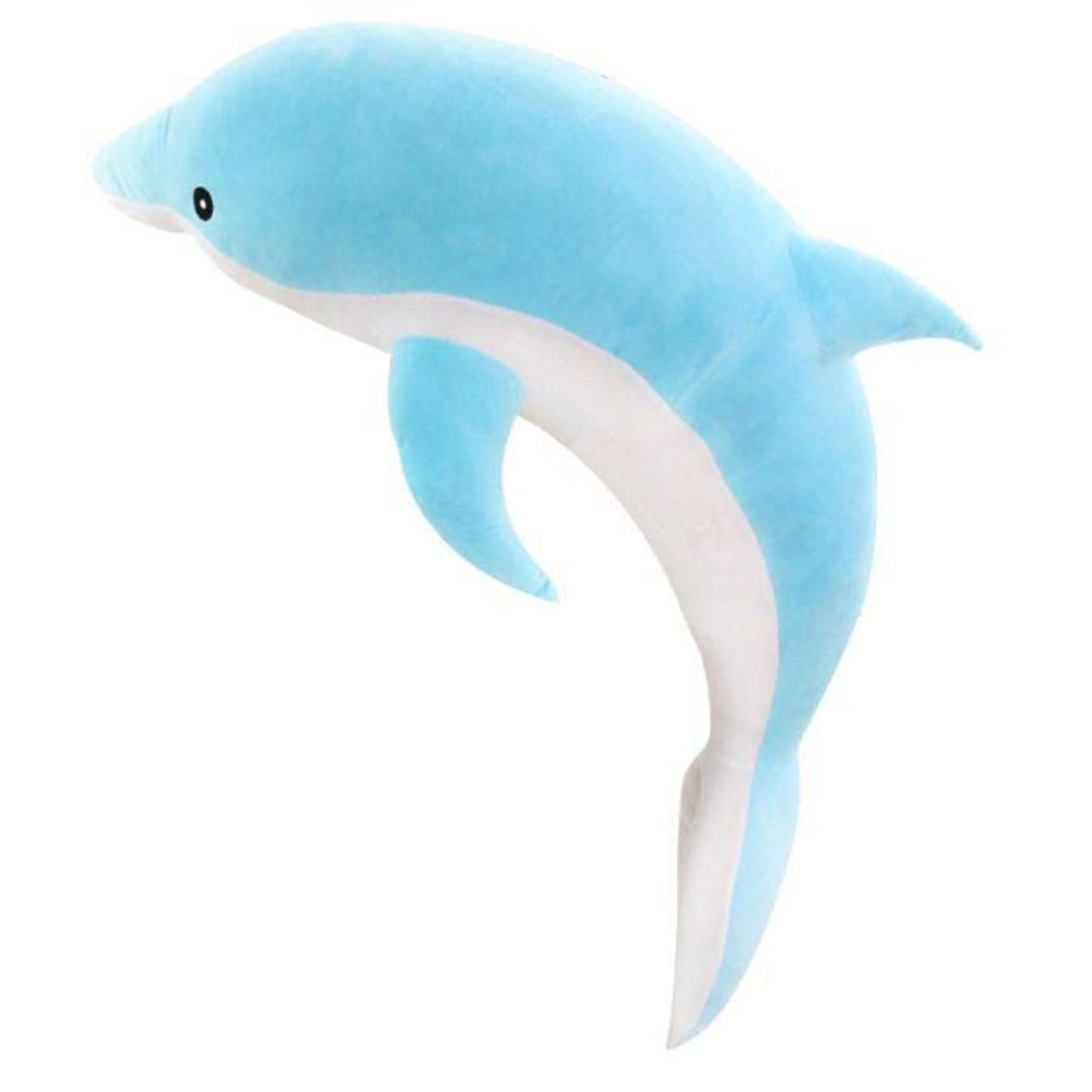 Dark Blue and White Dolphin soft toy for kids - 25 cm