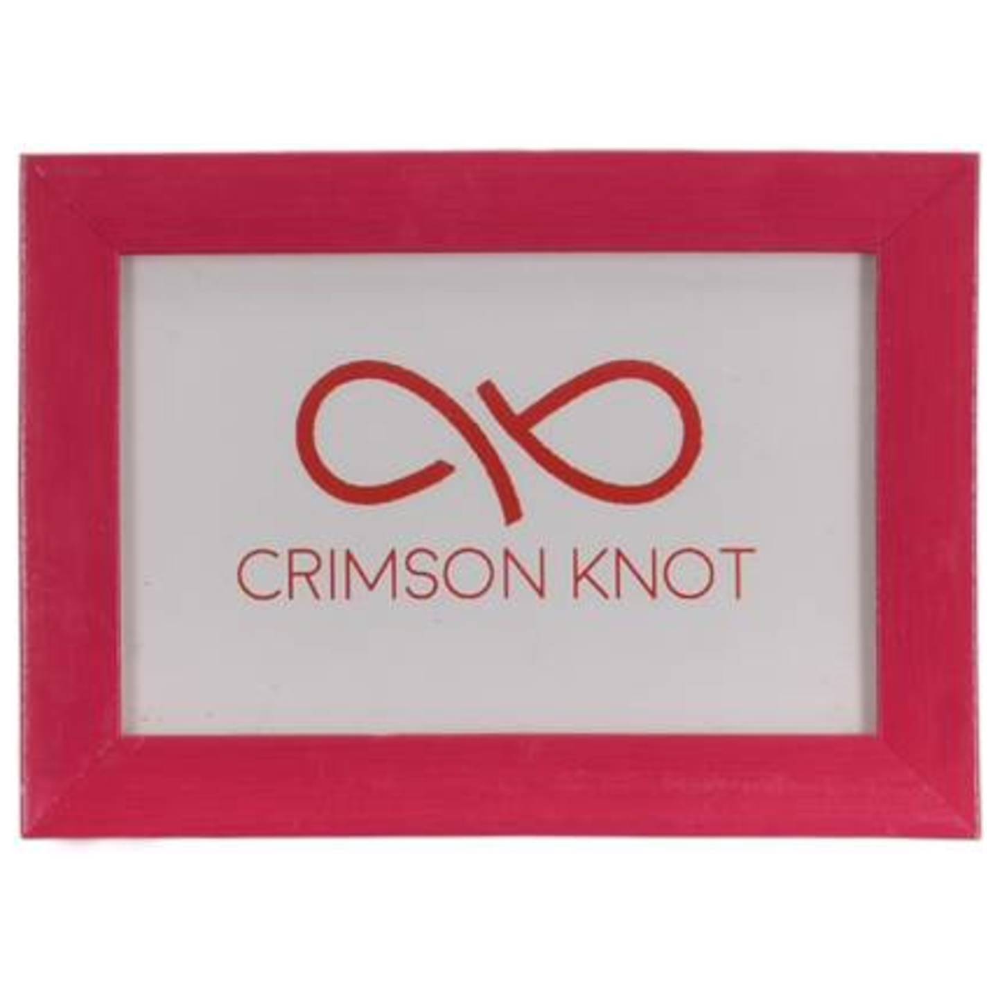 Crimson Knot Wooden Photo Frame (Pink)