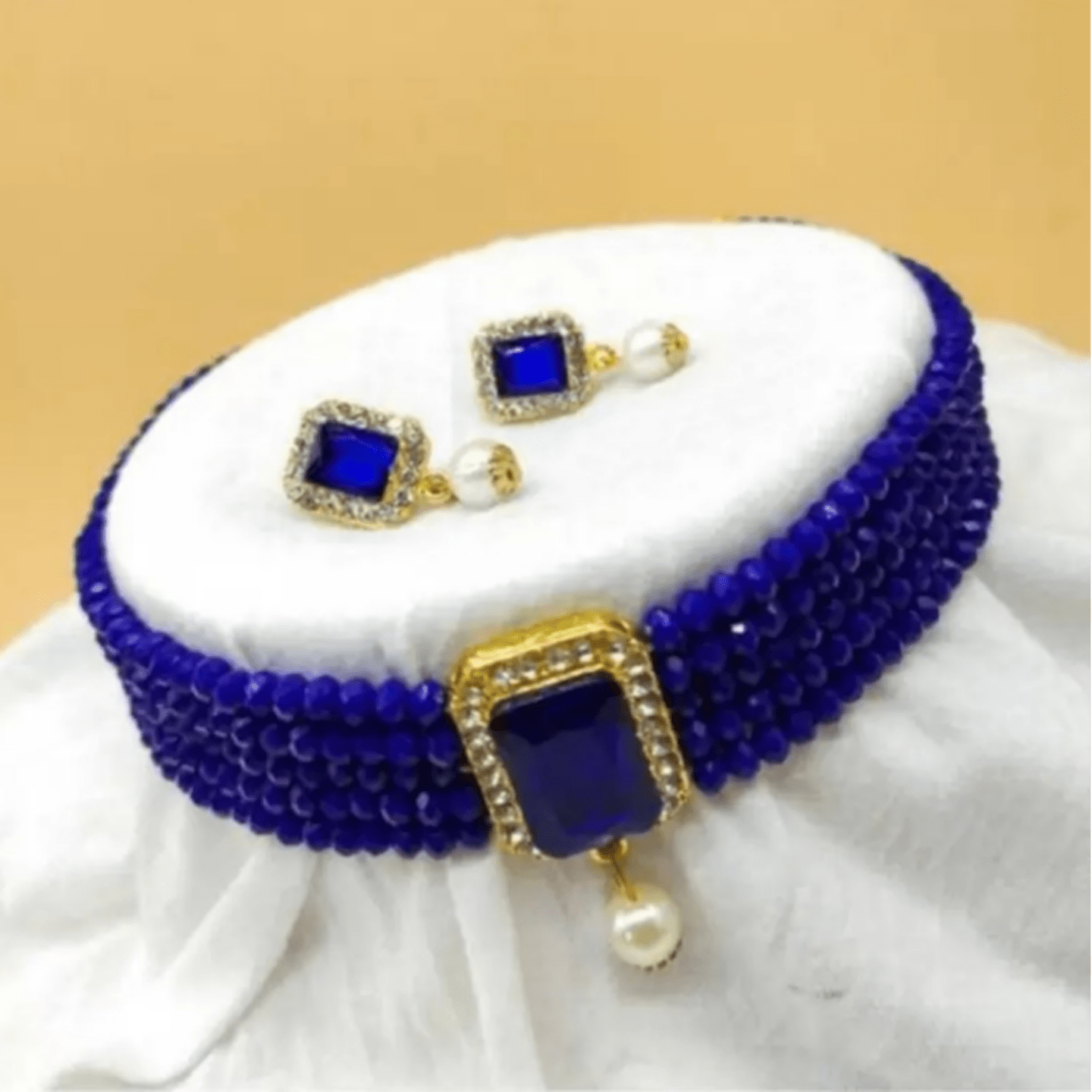 Brass Gold-plated Jewel Set  Necklace set