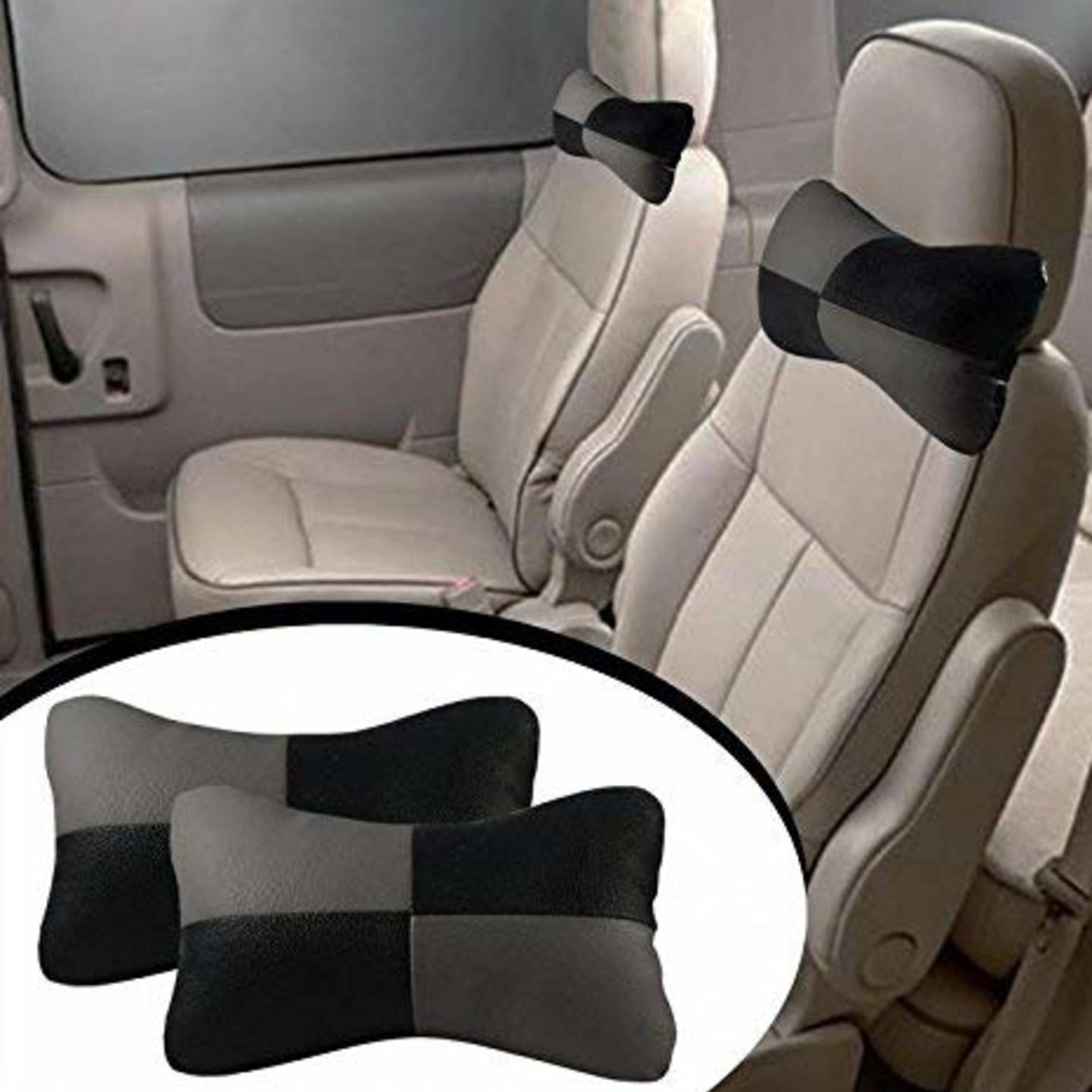 Designer Seat Neck Cushion Pillows for Car Pack of 2