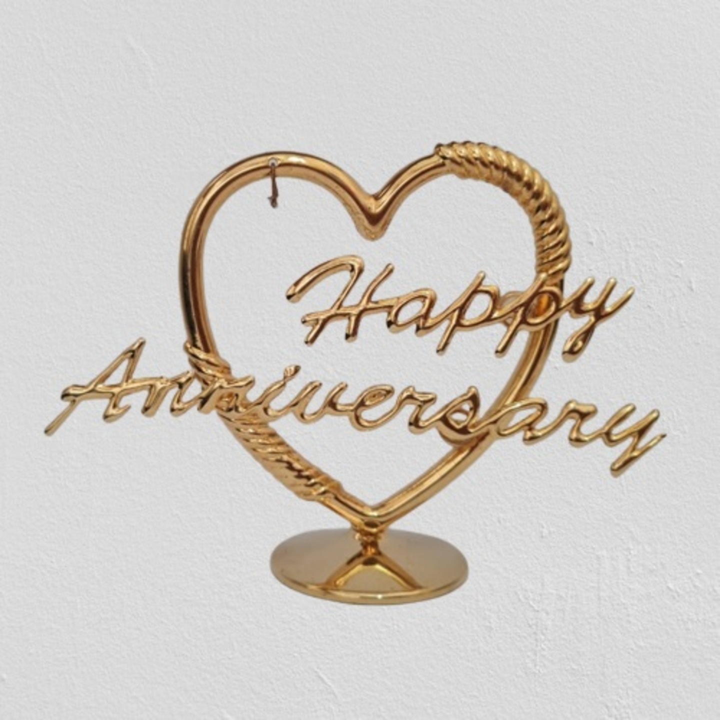 Gold plated Happy Anniversary Gift
