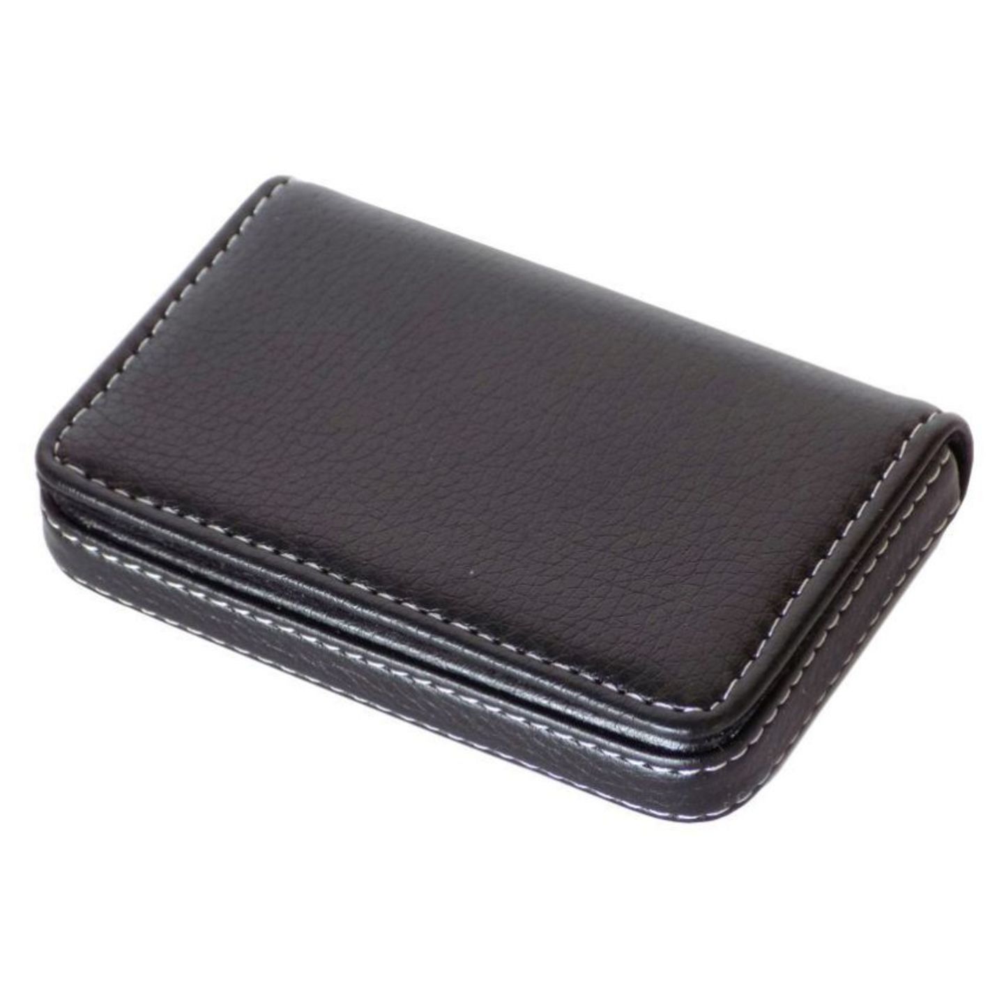 Premium Black Leather Men's Card Holder
