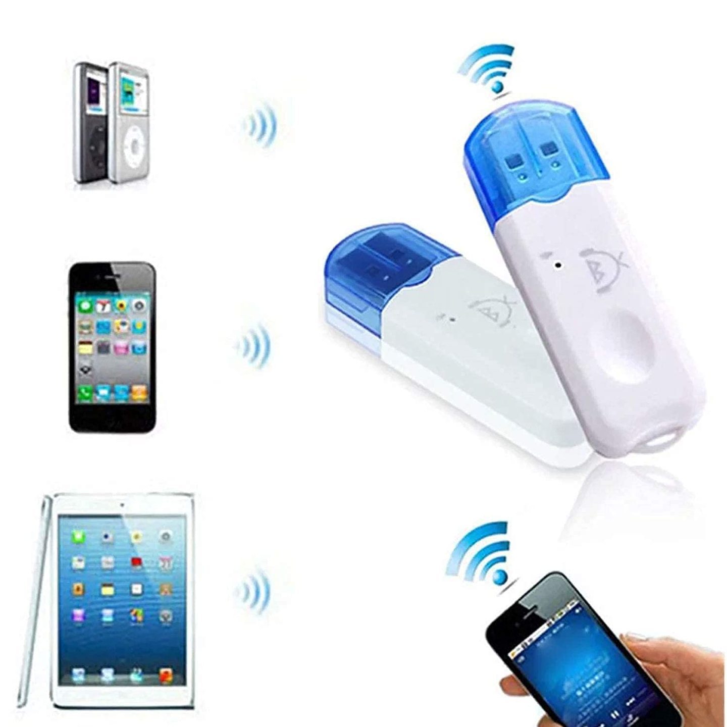 v2.0+EDR Car/Home USB Bluetooth Receiver Wireless Dongle with Mic