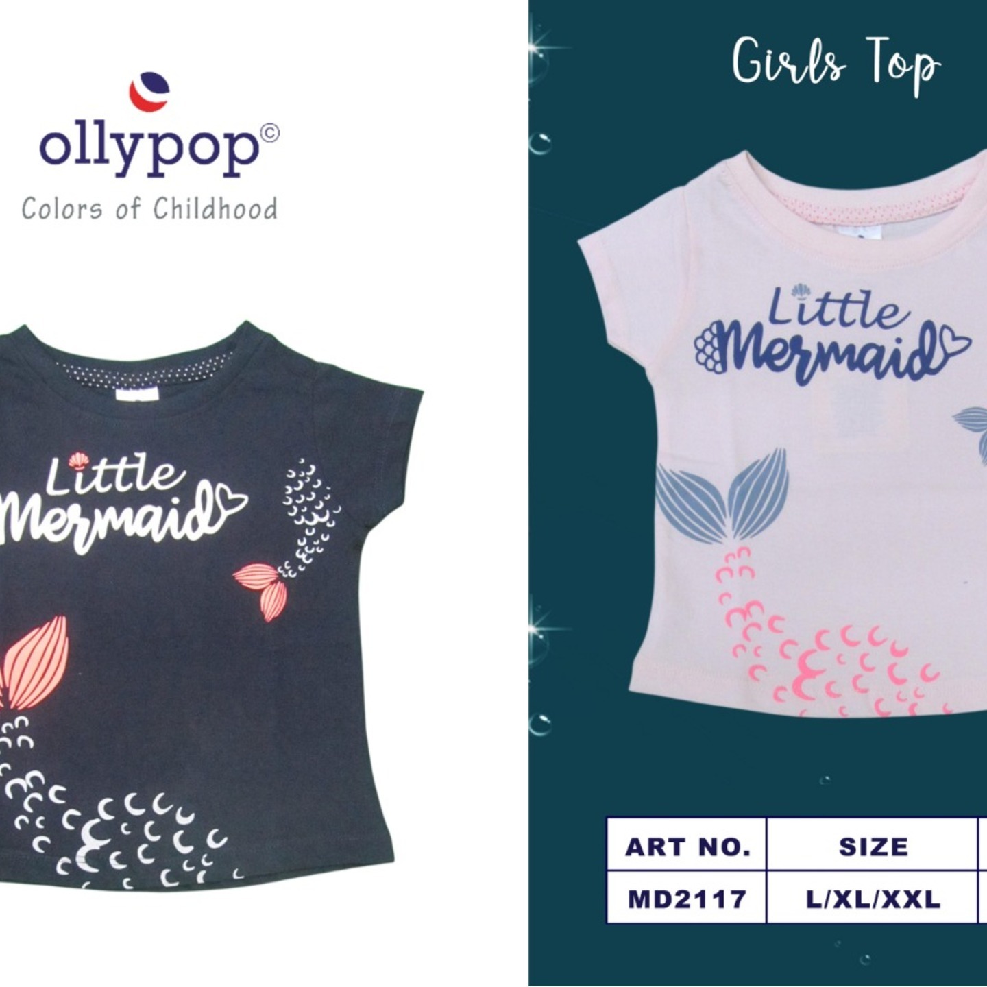 Girl's Top Ollypop 6 pcs