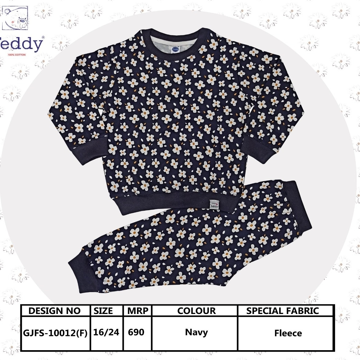 girls printed set
