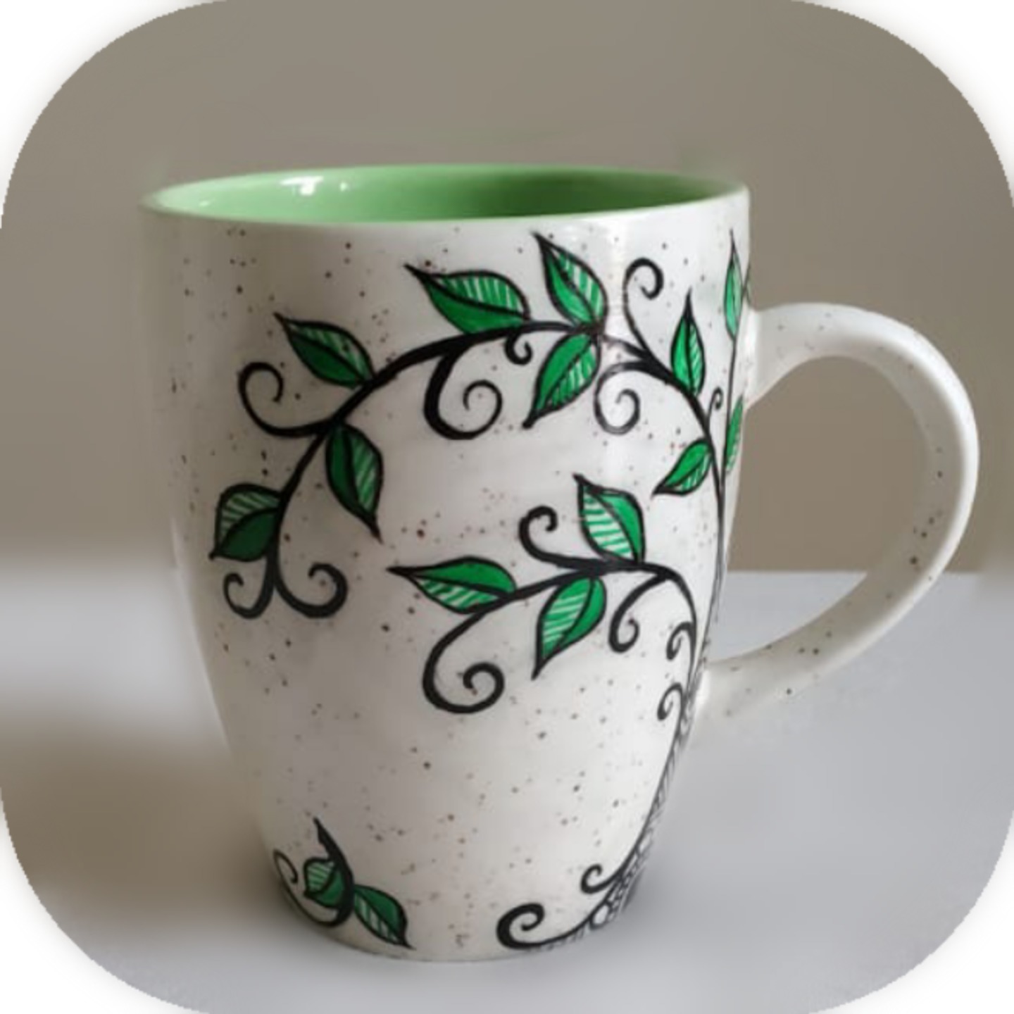 Madhubani Art Themed - MilkCoffee Mug