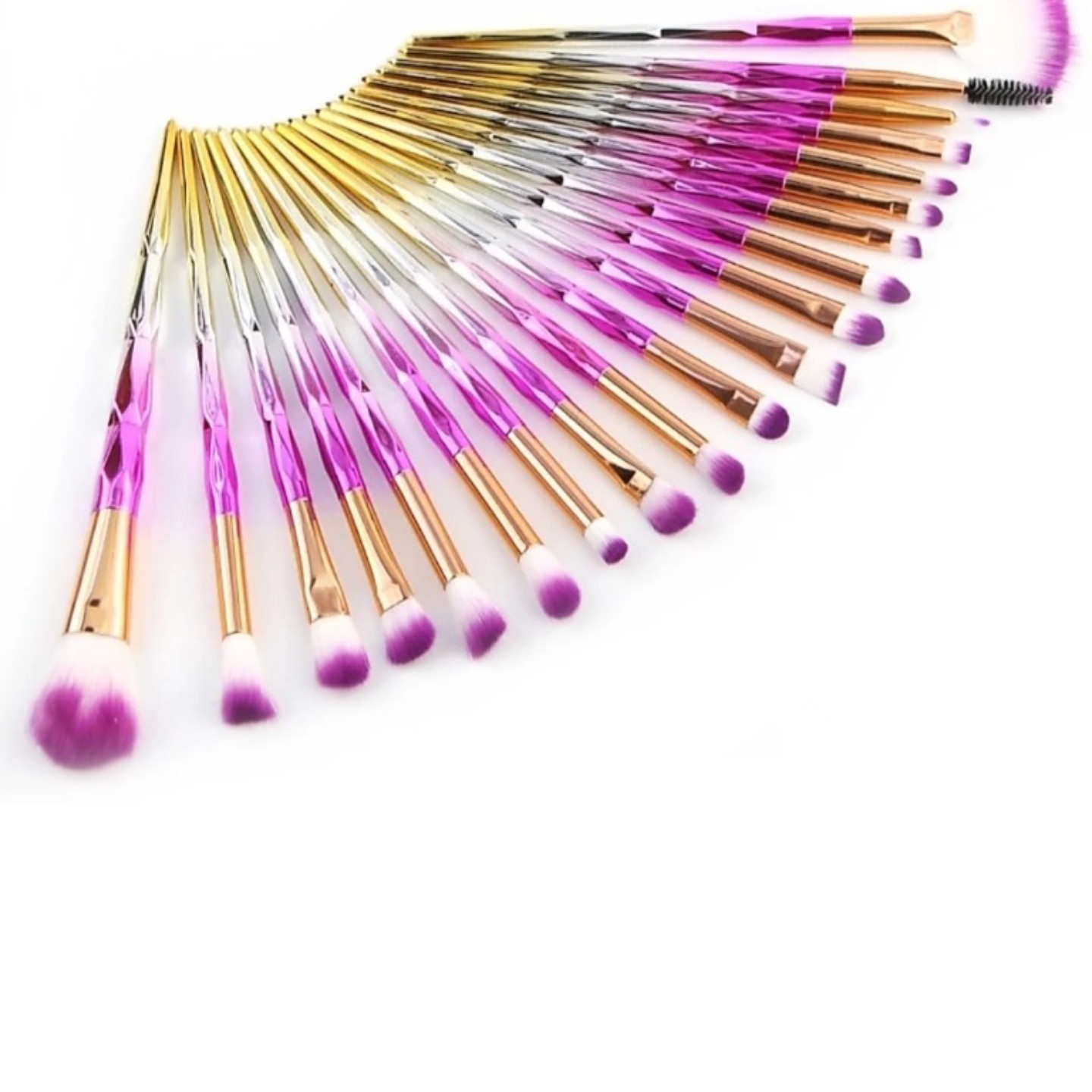 Luxury Beauty Foundation Powder Blush Eyeshadow Concealer Lip Eye Make Up Brush Cosmetics Beauty Tools Makeup Brushes Pack of 20