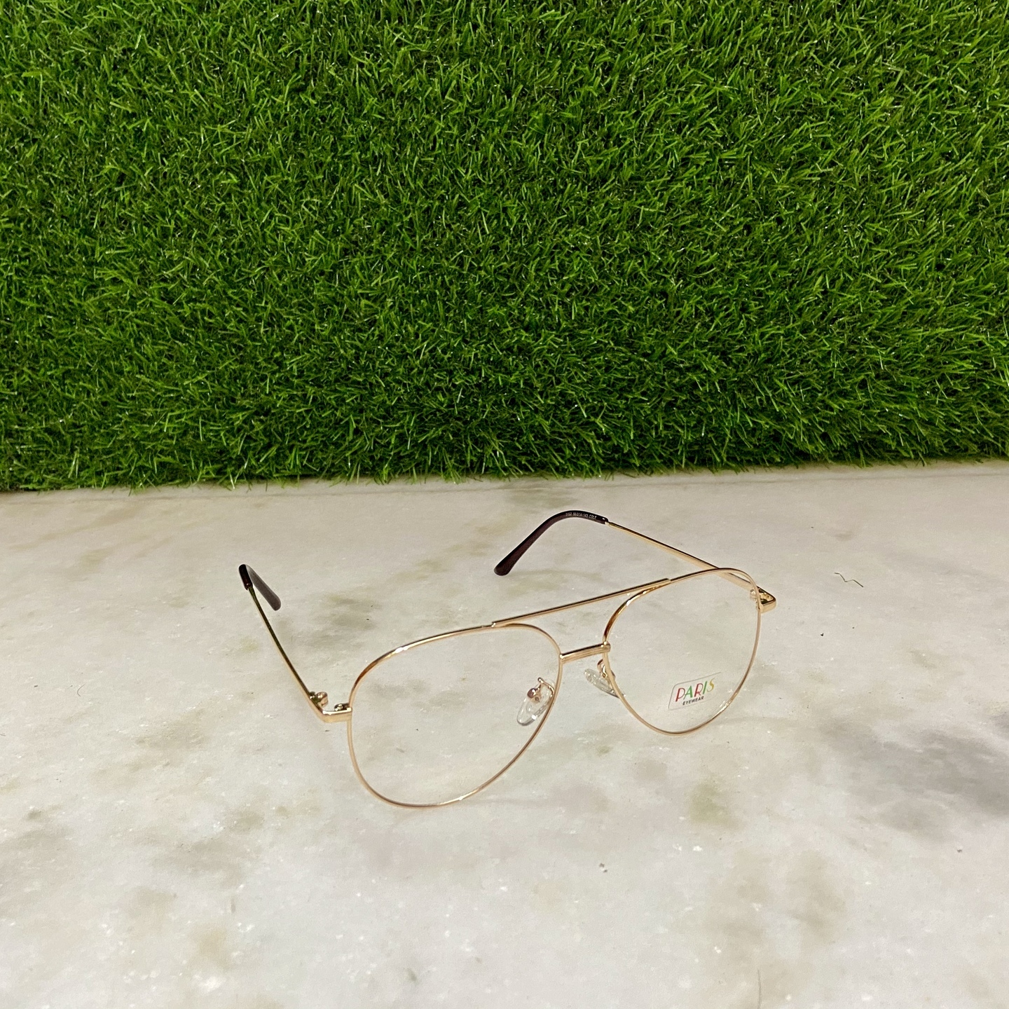 Golden Aviator Metallic Eye Frame