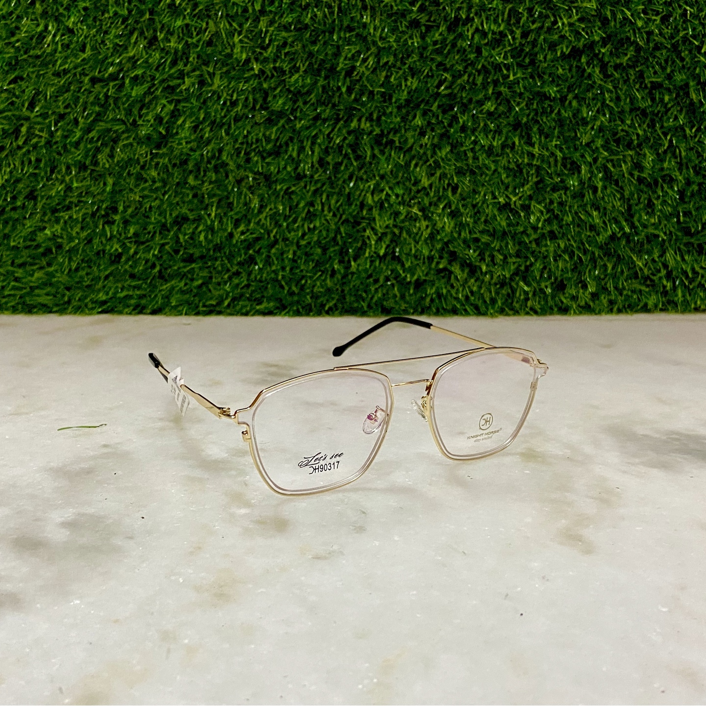 Knight Horse Metallic Eye Wear