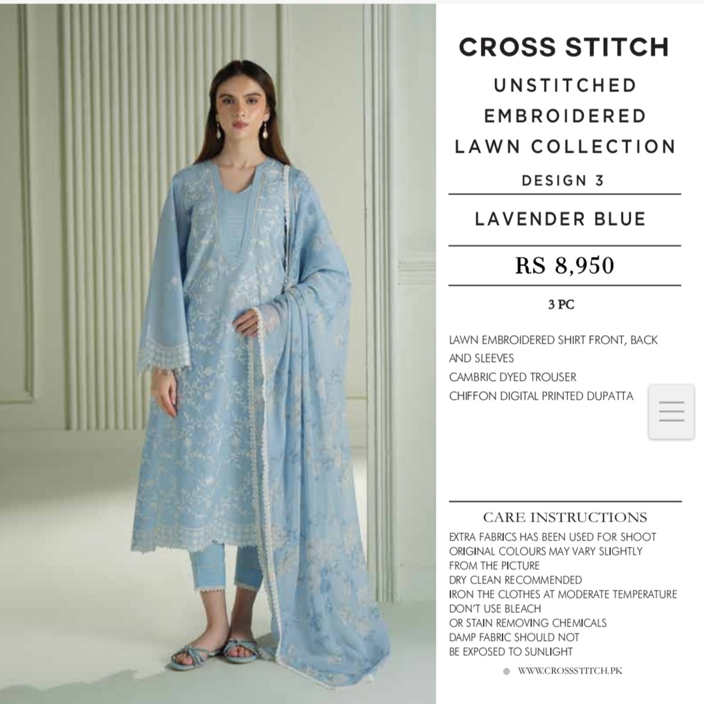 CROSS STITCH CHIKAN KARI 2025