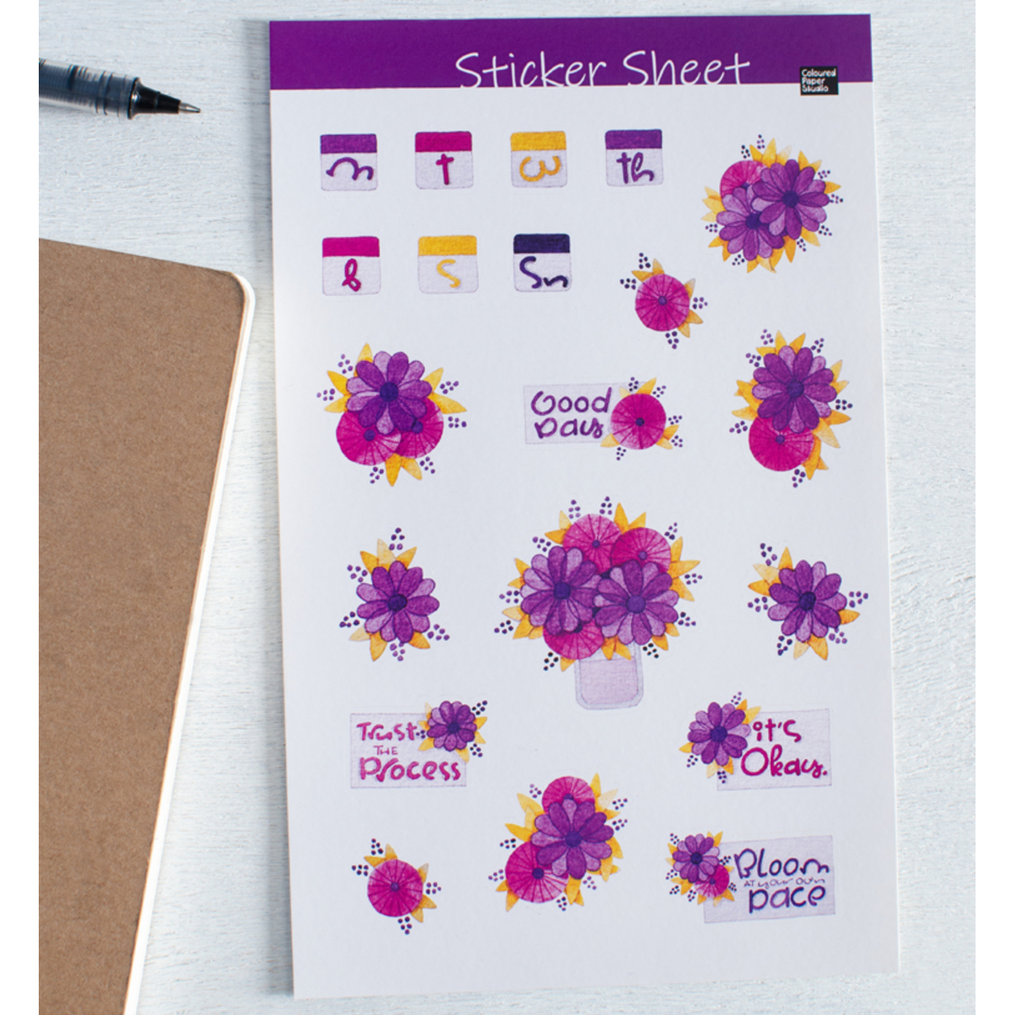 Sticker Sheet | Flowers