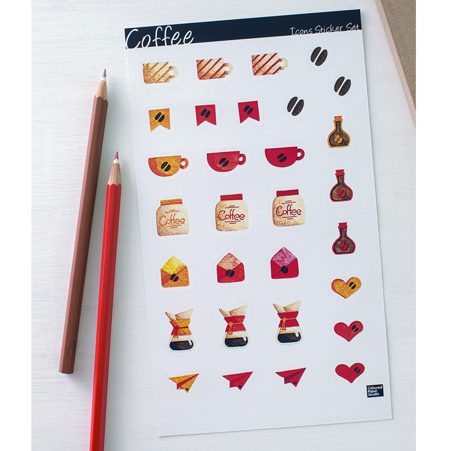 Stickers  Coffee Icons